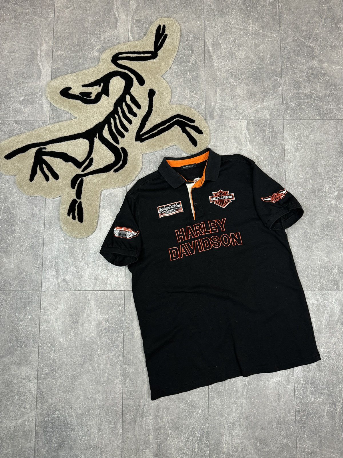 Harley Davidson × Vintage Mens Vintage Harley Davidson T-shirt racing tee size XL Size US XL / EU 56 / 4 - 1 Thumbnail