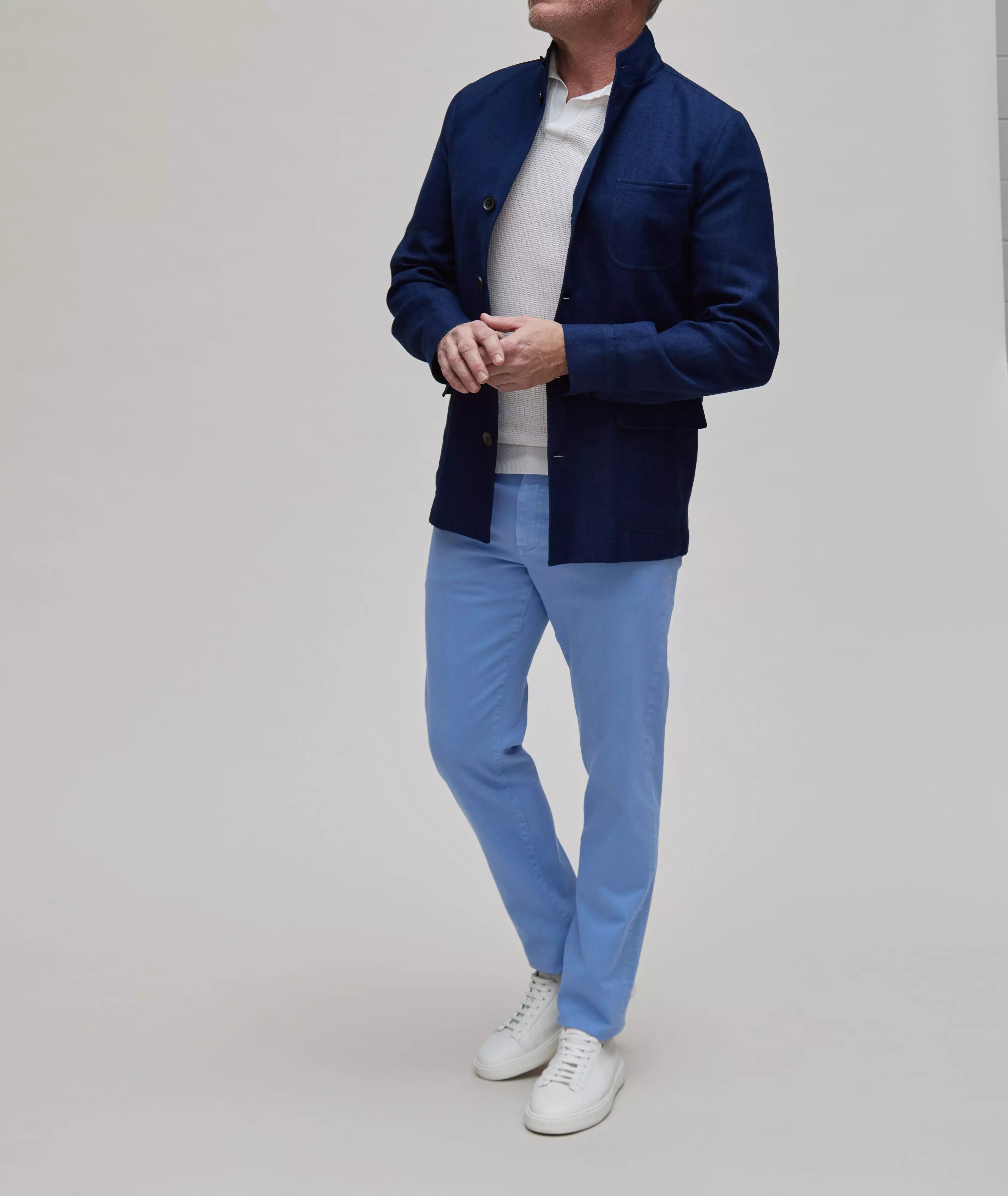 Ermenegildo Zegna o1s1rm0225 RUDPZWA7 Pant in Blue Size US 34 / EU 50 - 5 Thumbnail