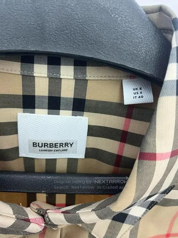 Burberry Burberry Spring Autumn Cotton Check Long Sleeve Shirt. Size M / US 6-8 / IT 42-44 - 4 Thumbnail