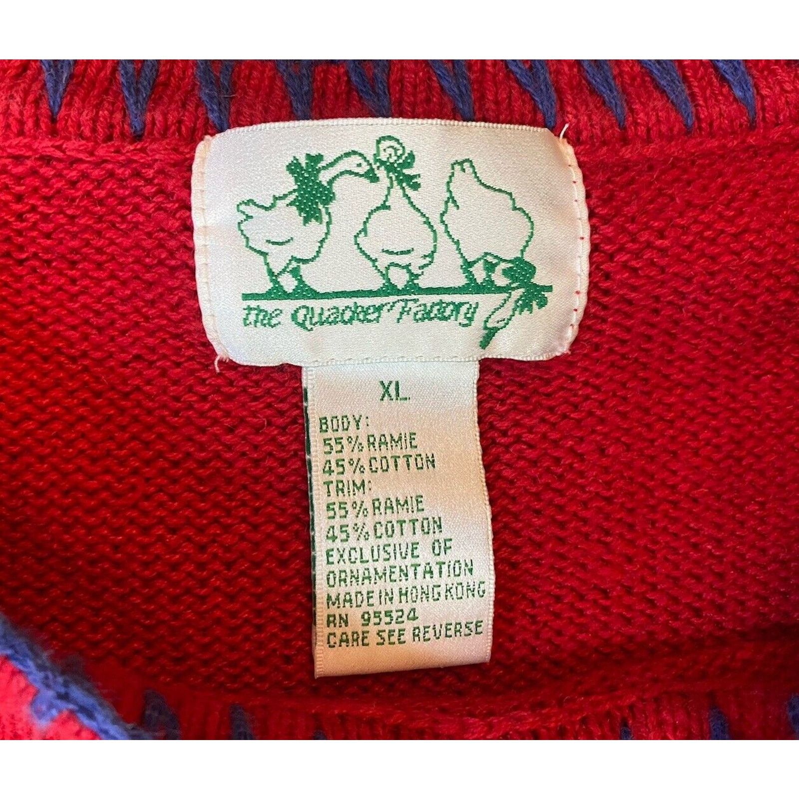 Other Quacker Factory VTG Sweater Womens Oversized XL By The Shore Size XL / US 12-14 / IT 48-50 - 3 Thumbnail