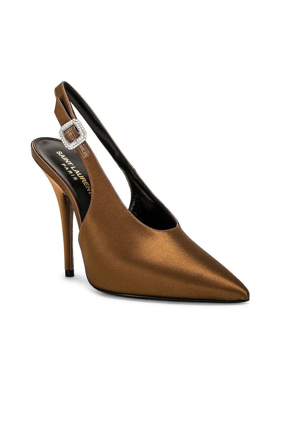 Saint Laurent Paris New Saint Laurent Yasmeen Pump Sandals IT 38/ US 8 Size US 8 / IT 38 - 4 Thumbnail