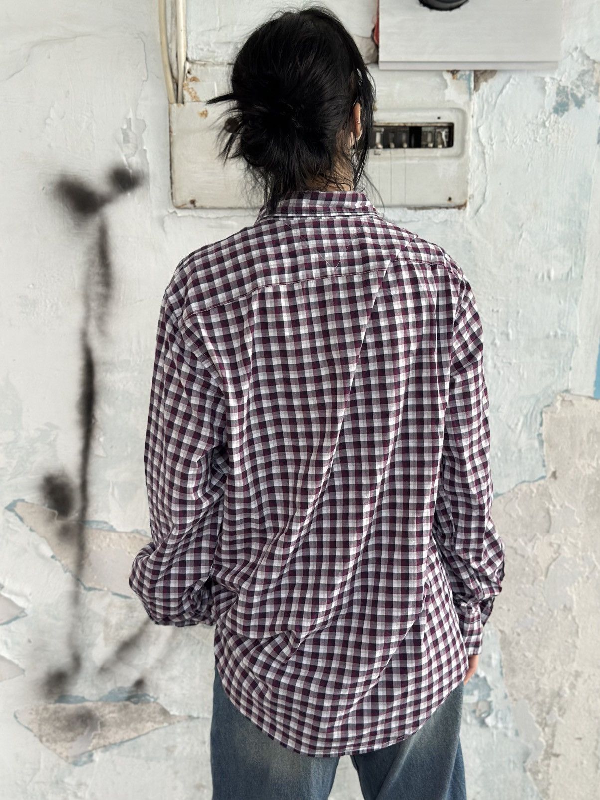 Tommy Hilfiger VTG Tommy Hilfiger Checked Shirt Size L Y2K 00s Old Money Size US L / EU 52-54 / 3 - 7 Thumbnail