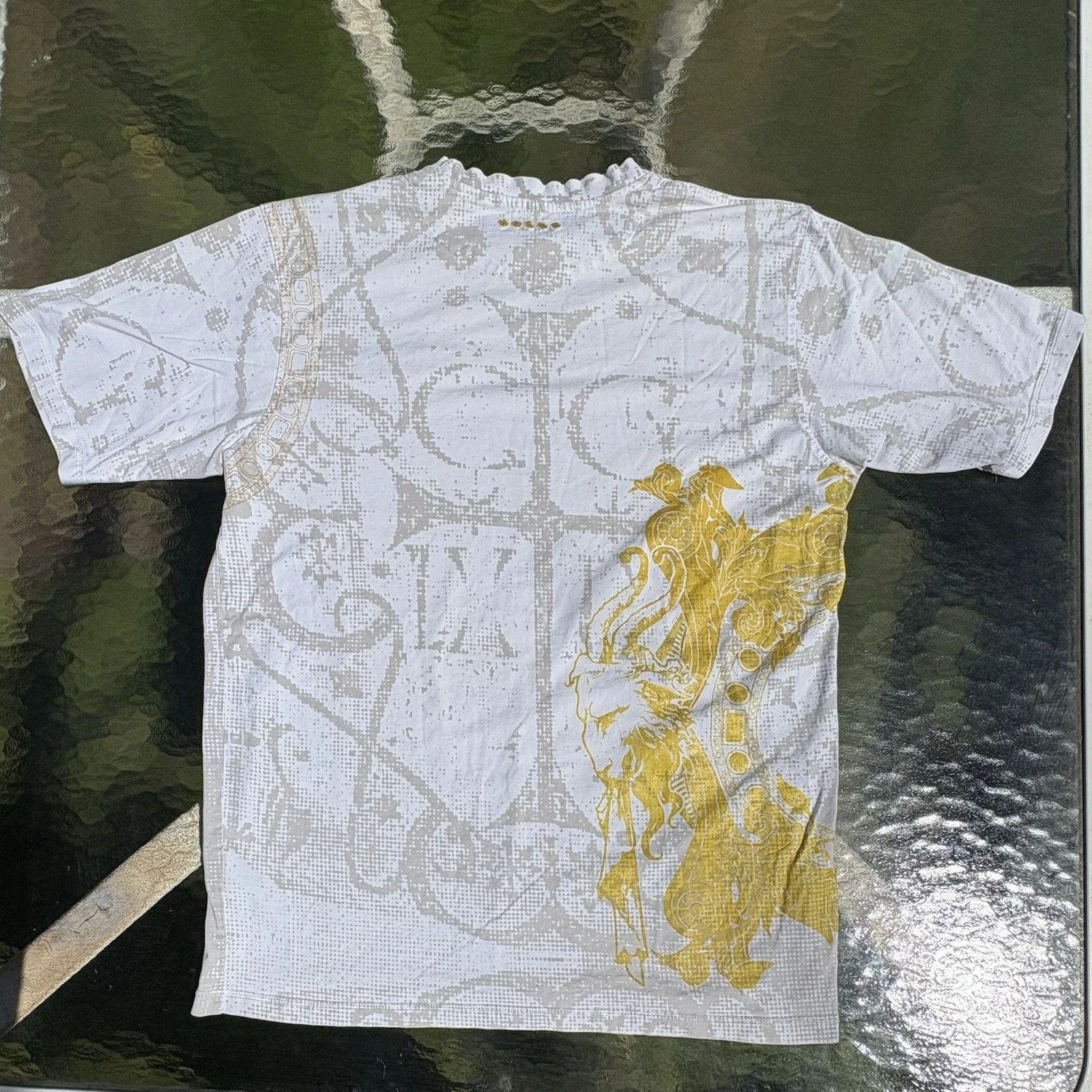 Coogi COOGI Australia White T-Shirt Embroidered W/Appliquè Size US XL / EU 56 / 4 - 2 Thumbnail