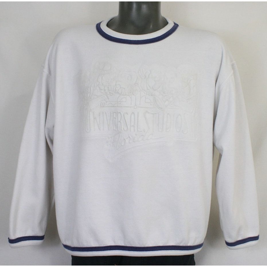 Universal Studios × Vintage Vintage 90s Universal Studios Sweatshirt USA 3D Embossed Size US XL / EU 56 / 4 - 1 Thumbnail