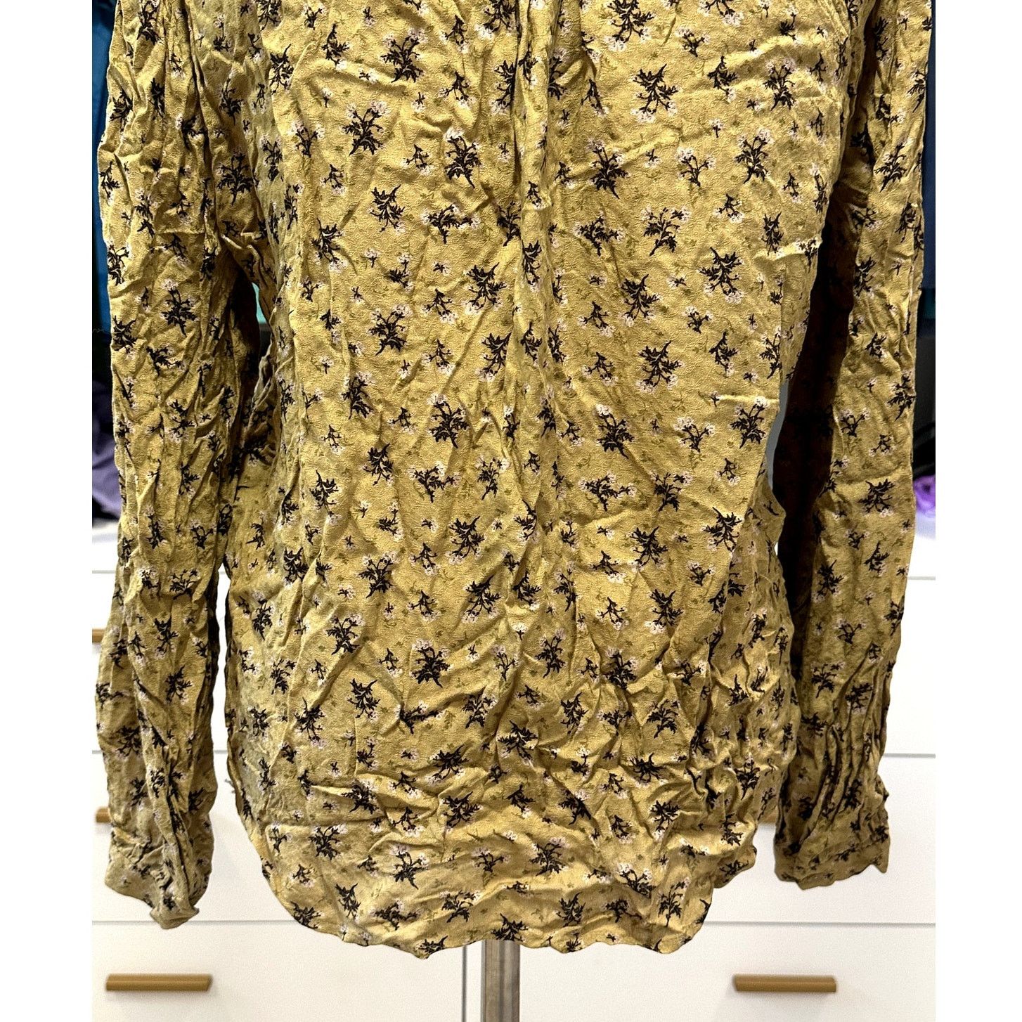Treasure & Bond Treasure & Bond Women's V Neck Button Down Blouse Floral S Size S / US 4 / IT 40 - 6 Thumbnail