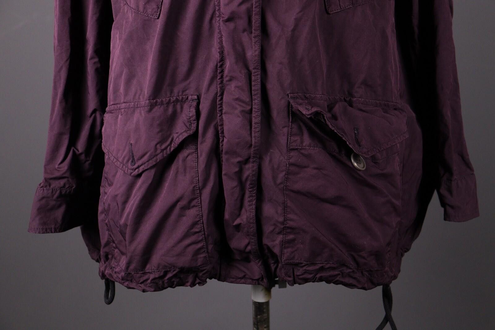 Aspesi Aspesi Thermore Purple Cargo Hooded Insulated Jacket Size S Size S / US 4 / IT 40 - 3 Thumbnail