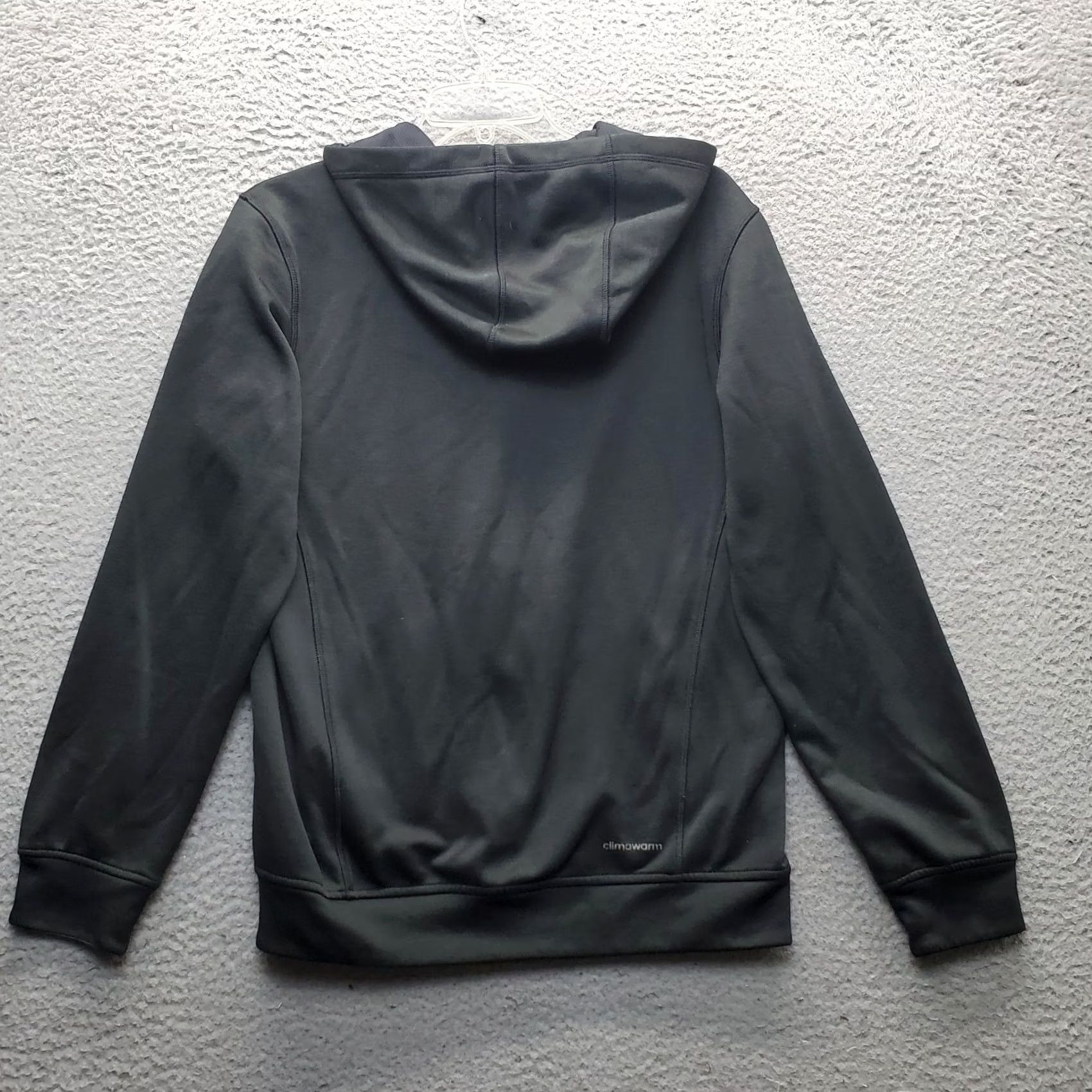 Adidas Adidas Essentials Hoodie Mens S Black Climawarm Lined Full Zip Long Sleeve Hooded Sweatshirt Size US S / EU 44-46 / 1 - 2 Thumbnail