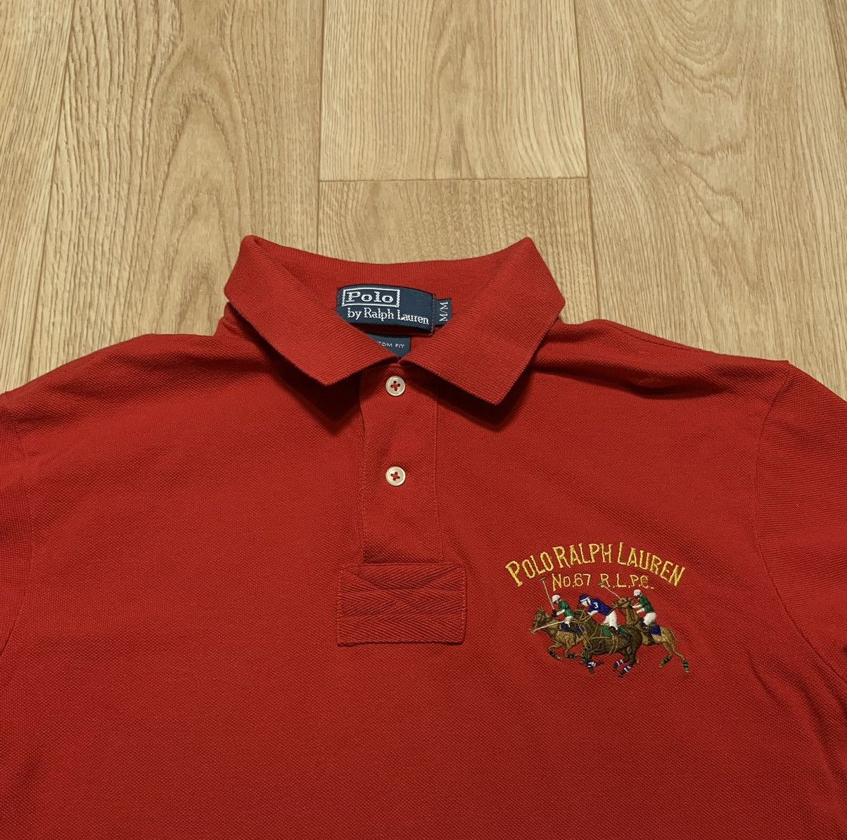 Polo Ralph Lauren Polo by Ralph Lauren Custom Fit Rugby Team 3 Polo Size US M / EU 48-50 / 2 - 3 Thumbnail