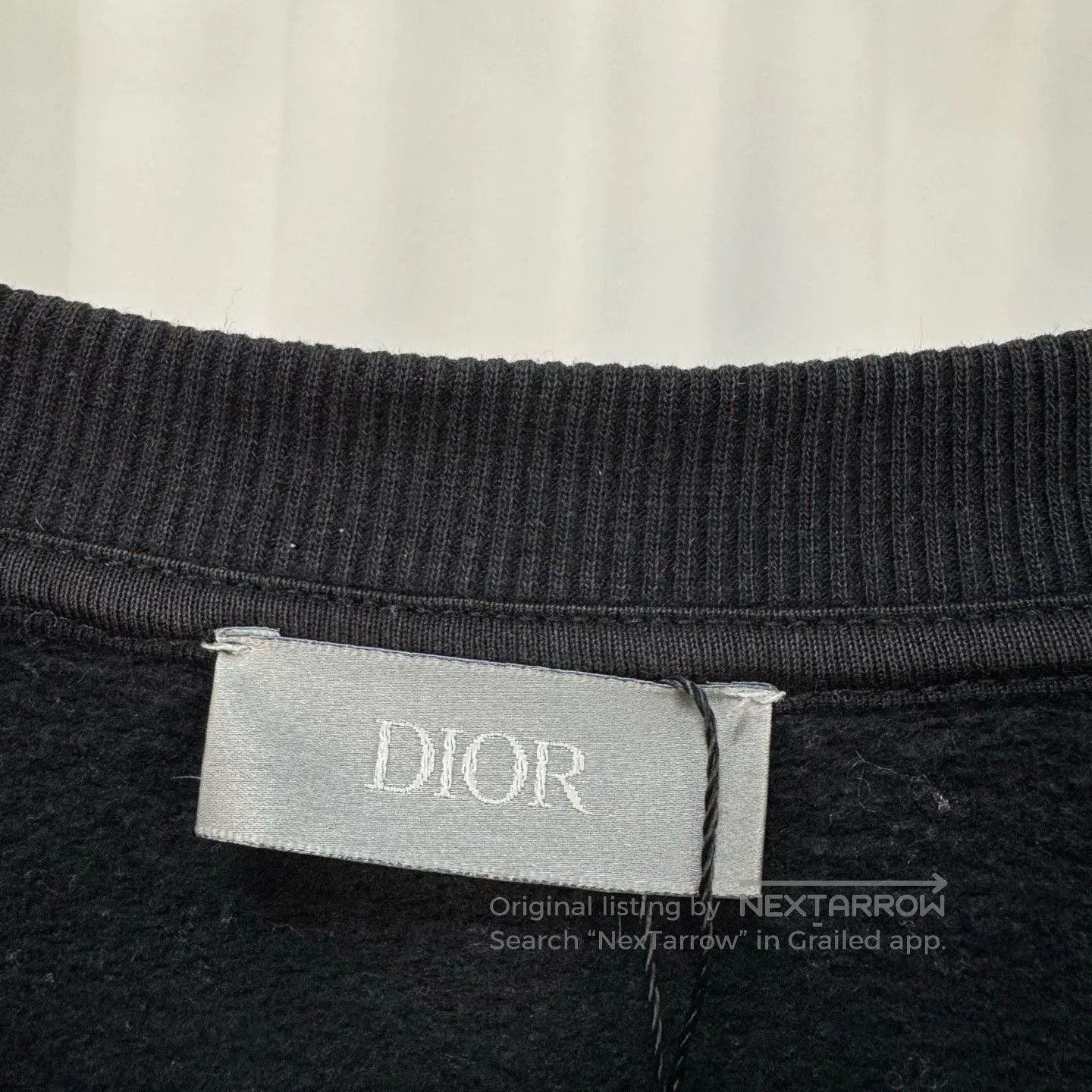 Dior christian dior logo sweatshirt in navy blue. Size US M / EU 48-50 / 2 - 5 Thumbnail