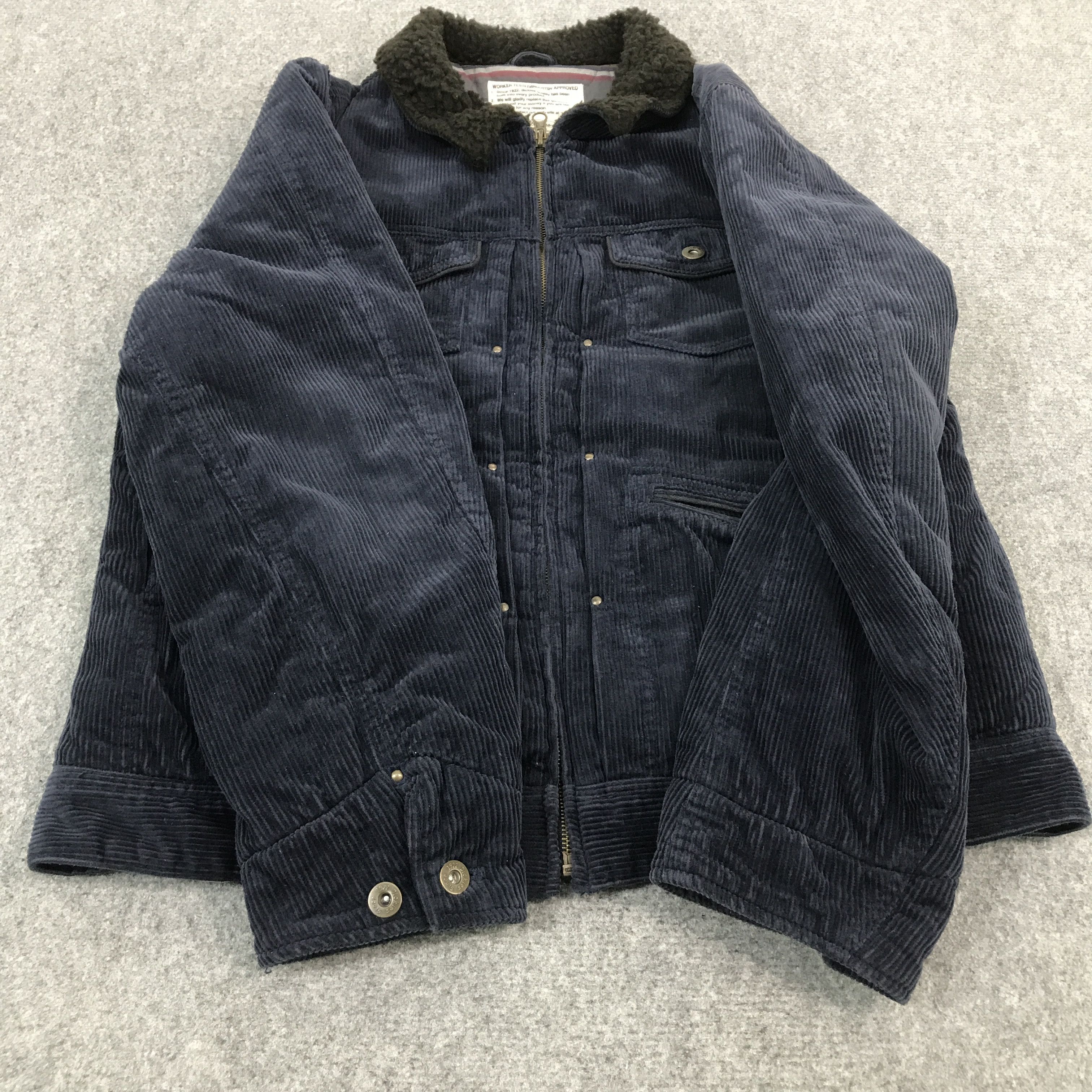 Dickies × Japanese Brand DICKIS WORKER TASTED CORDUROY ZIPPER JACKET Size US XL / EU 56 / 4 - 8 Thumbnail