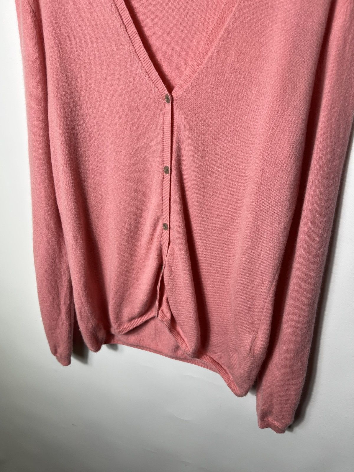 Allude Vintage luxury Allude Womens Pink Cashmere Cardigan Size Xl Size XL / US 12-14 / IT 48-50 - 3 Thumbnail
