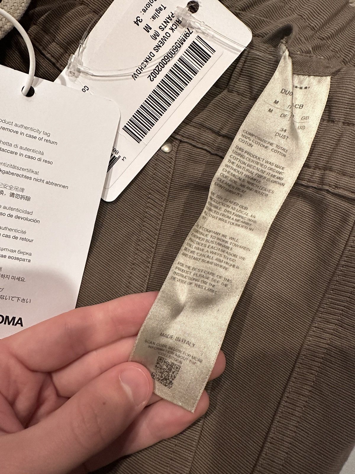 Rick Owens Rick Owen’s Dust Cargo Belas Size US 34 / EU 50 - 7 Thumbnail