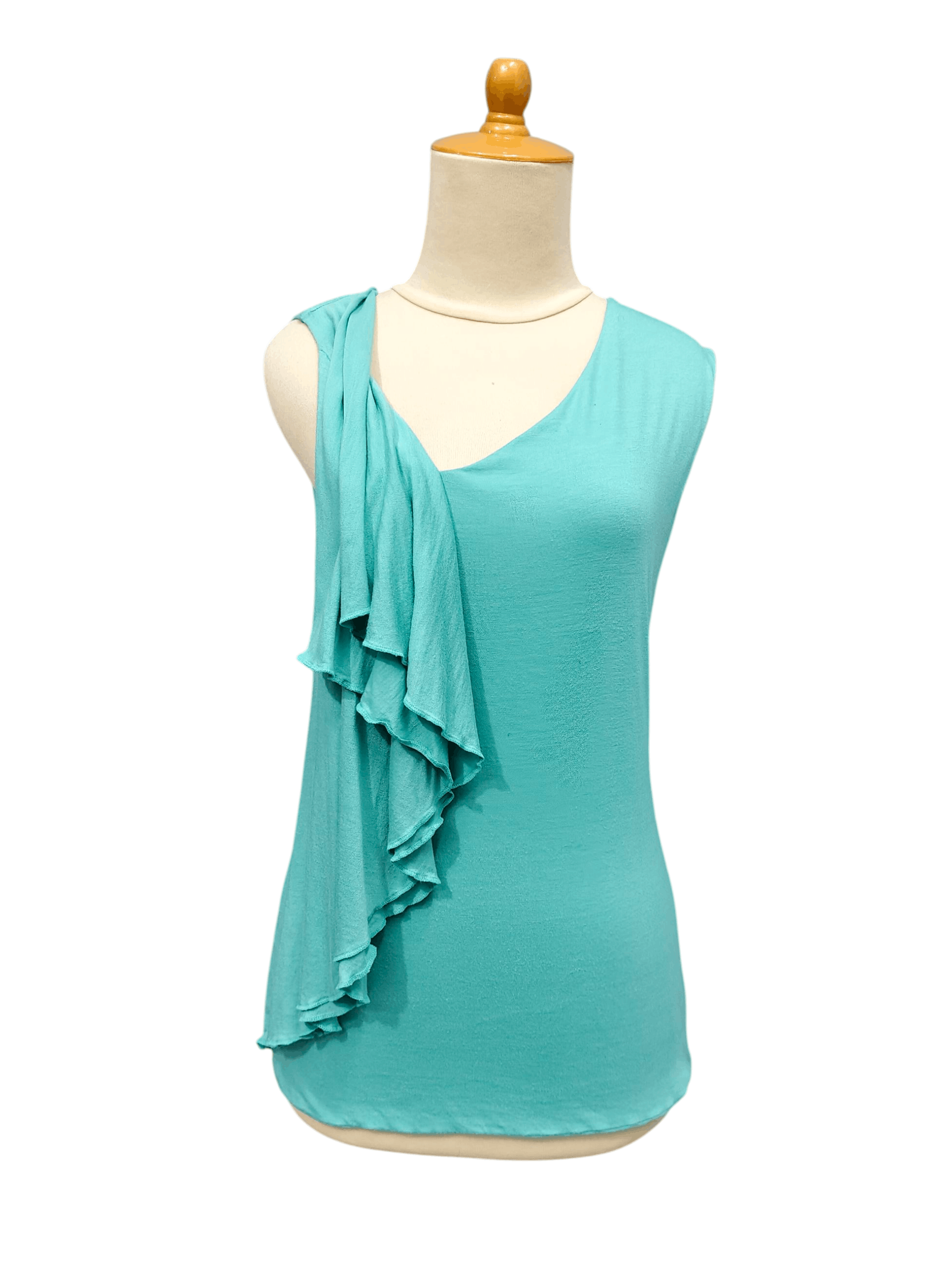 Ralph Lauren Ralph Lauren Sport- Viscose Ruffel Tank Tops Size M / US 6-8 / IT 42-44 - 1 Thumbnail
