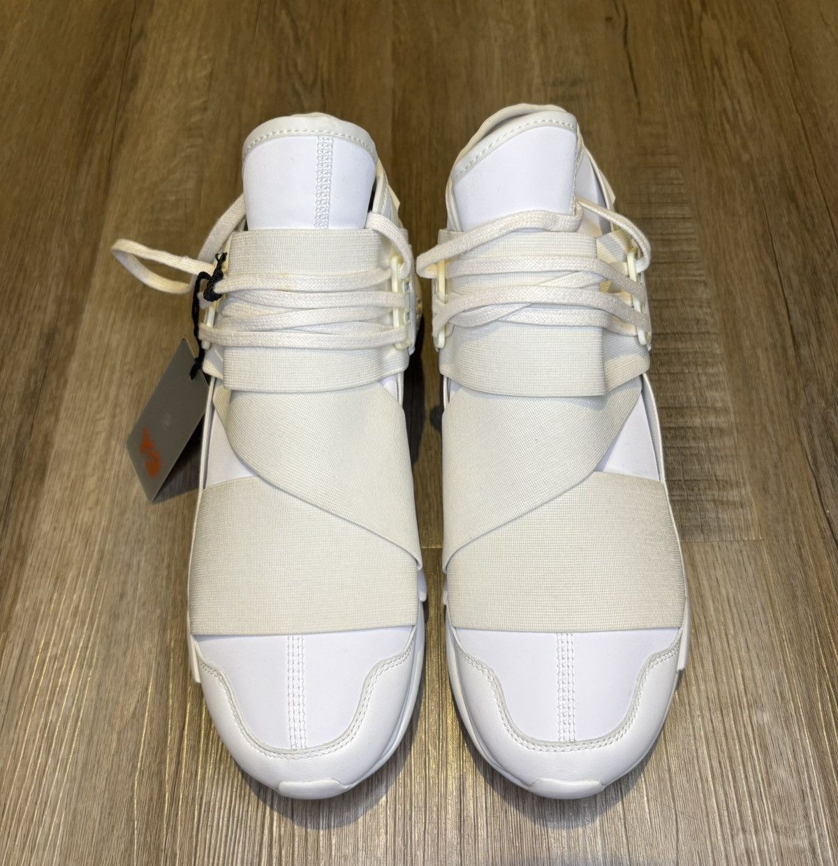 Adidas × Y-3 Adidas x Y-3 Qasa High Triple White 2016 Yohji Yamamoto Size US 8 / EU 41 - 4 Thumbnail