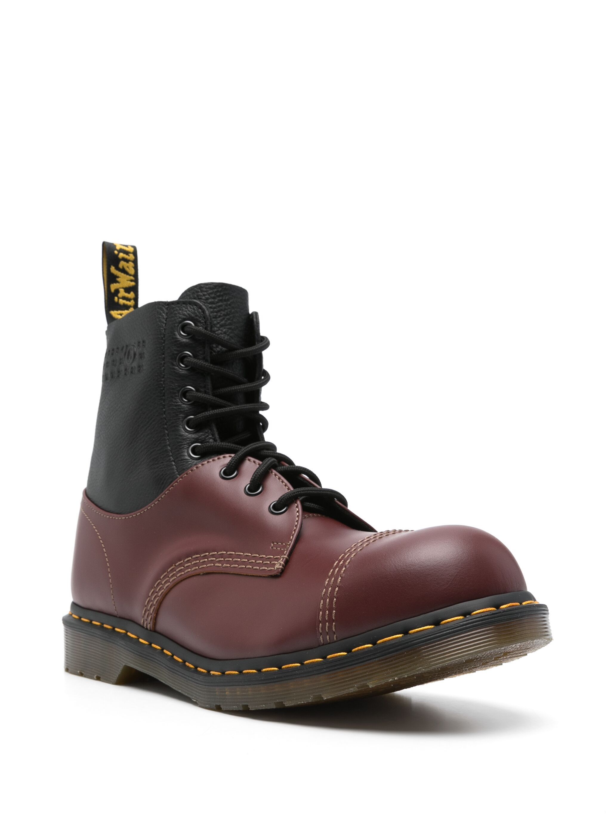 Dr. Martens × MM6 MM6 MARGIELA / DOC MARTINS STEEL TOE BOOT Size US 8 / EU 41 - 6 Thumbnail