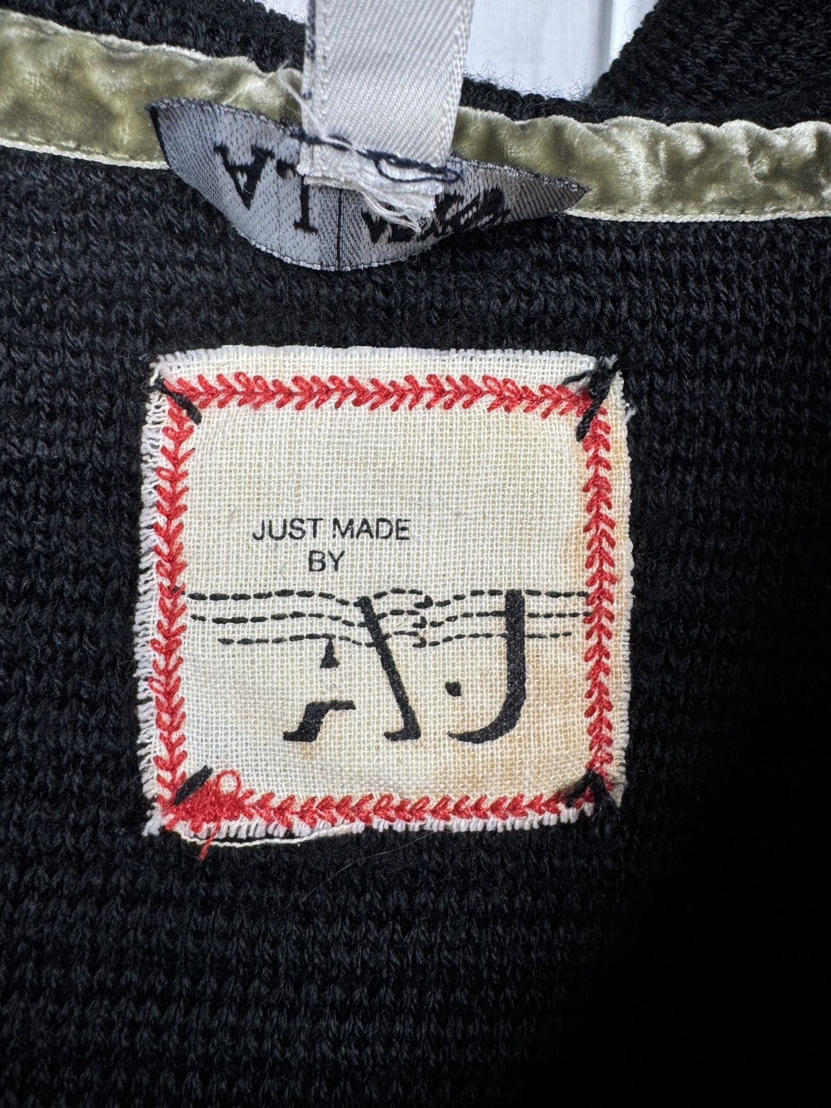 Armani Armani Jeans black ribbed wool blend hooded knitted sweater Size US S / EU 44-46 / 1 - 8 Thumbnail