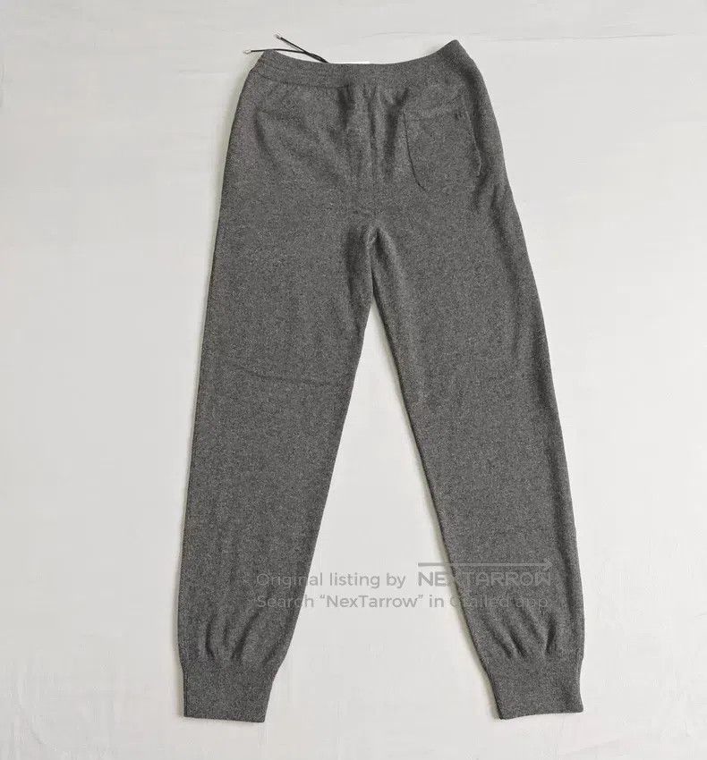 Hermes Hermes size XL Men's cashmere sport trousers, dark gray ver Size US 27 - 7 Thumbnail