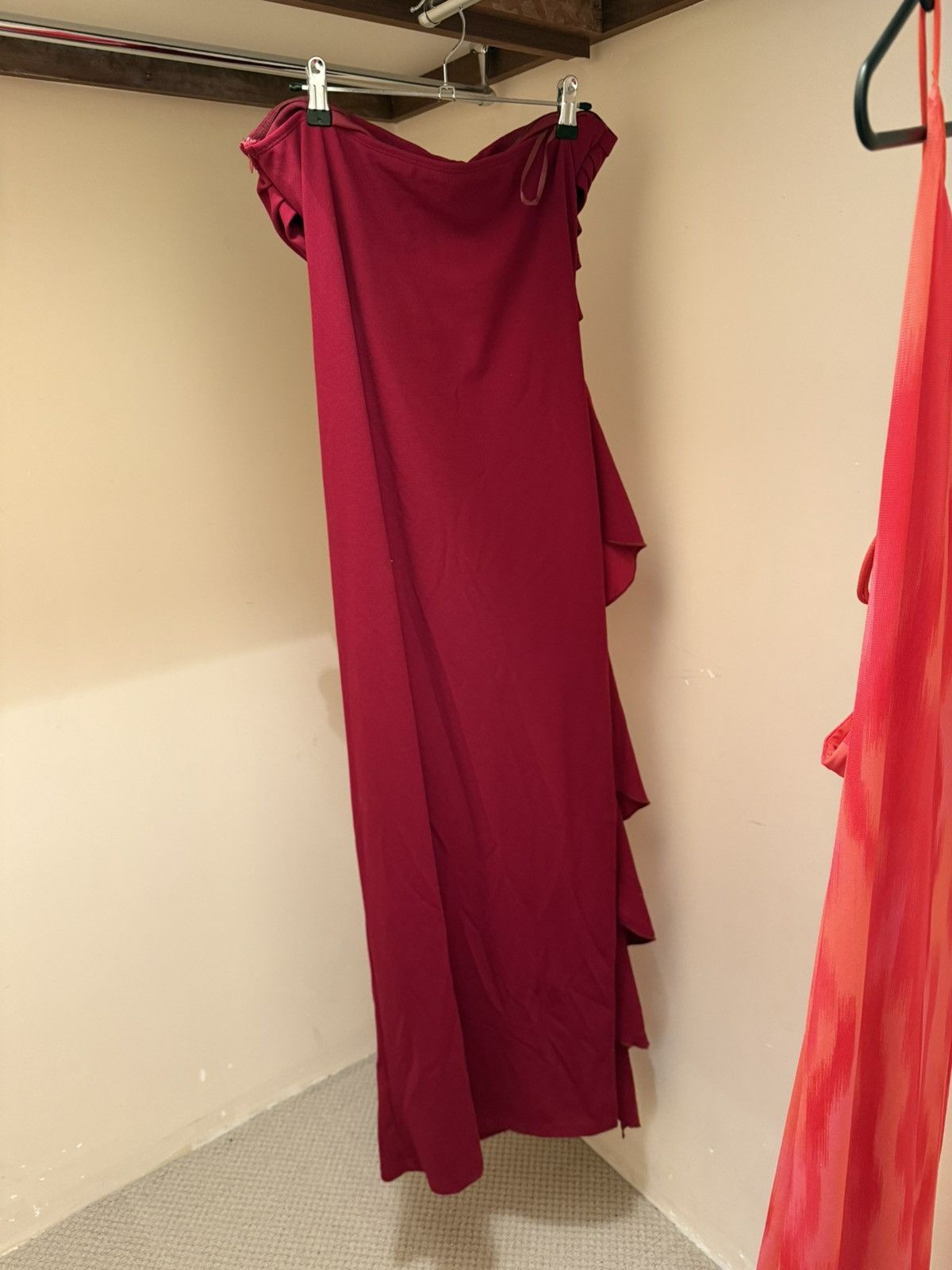 Other Red midi dress Size L / US 10 / IT 46 - 2 Thumbnail