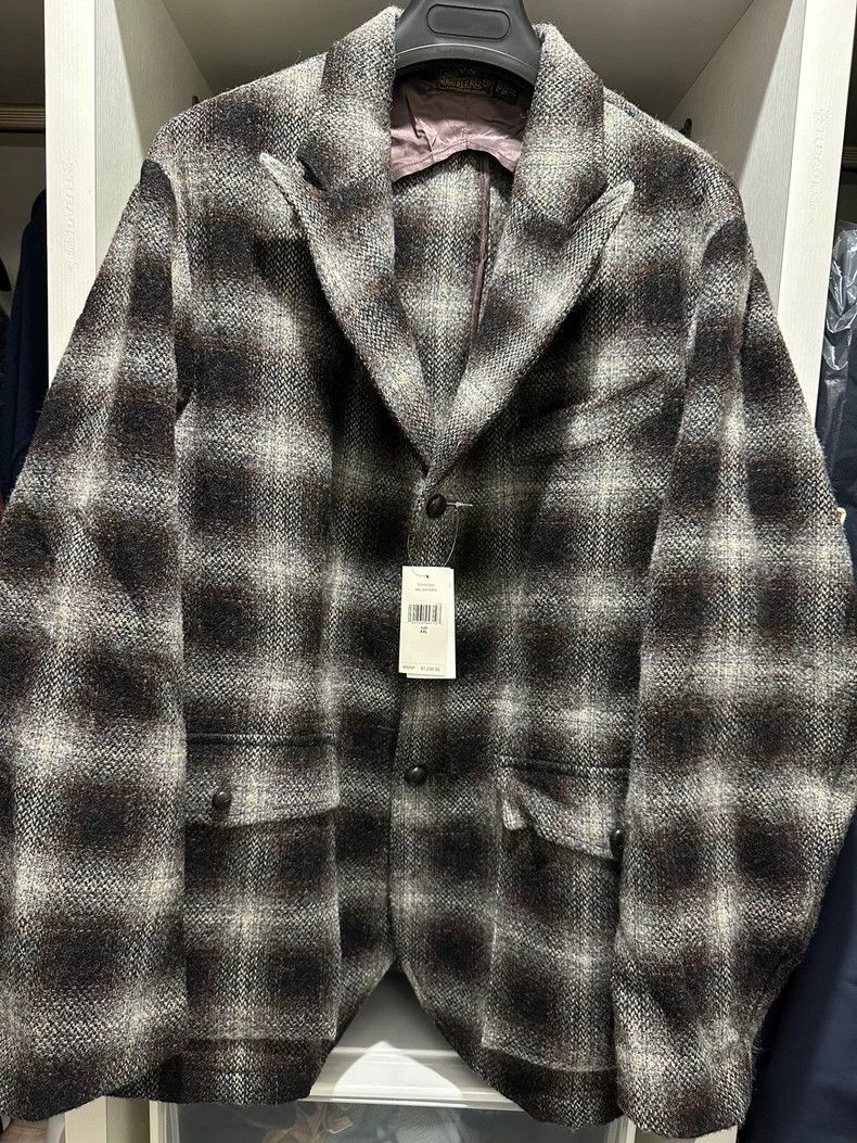 RRL Ralph Lauren RRL Ralph Lauren 100% wool vintage hunting suit style lape Size 54L - 6 Thumbnail