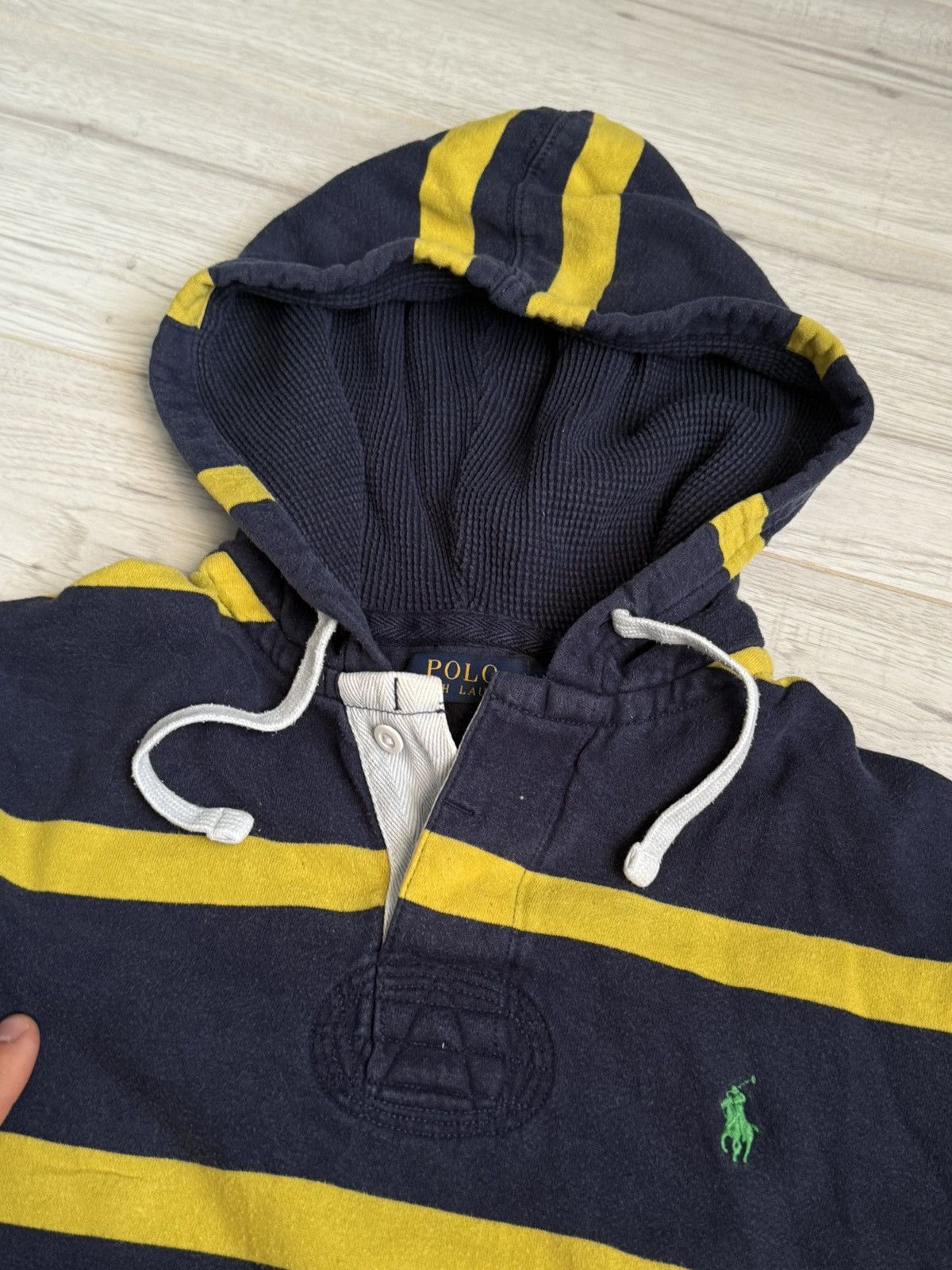 Polo Ralph Lauren Polo Ralph Lauren striped rugby shirt hoodie Size US M / EU 48-50 / 2 - 3 Thumbnail