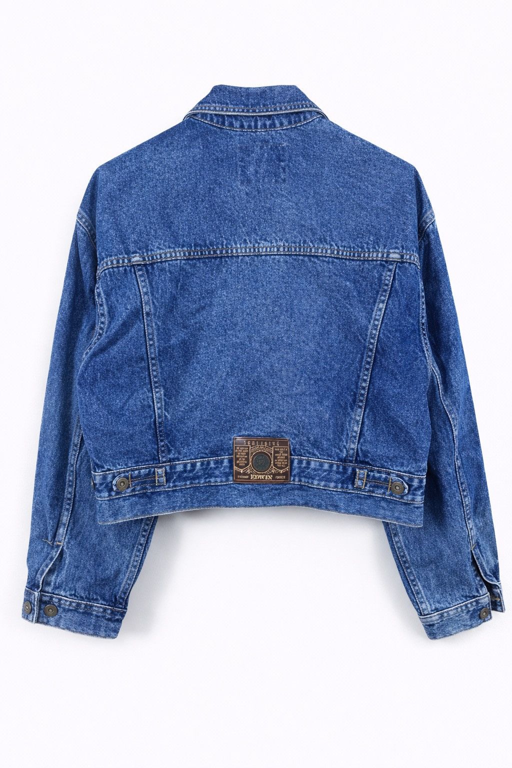 Edwin Vintage SOMETHING EDWIN Japanese Denim Jacket Blue Selvedge Size M / US 6-8 / IT 42-44 - 2 Thumbnail