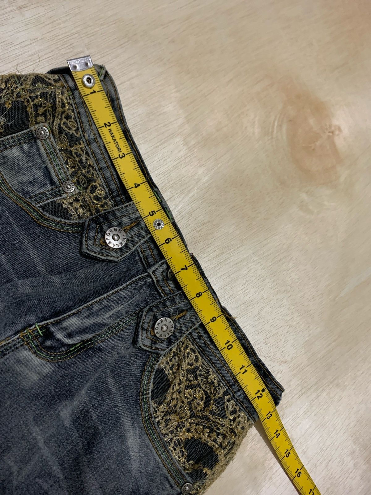 20471120 × Japanese Brand × Vintage Vintage Pantomime Gothic Jeans Size 26" / US 2 / IT 38 - 10 Thumbnail