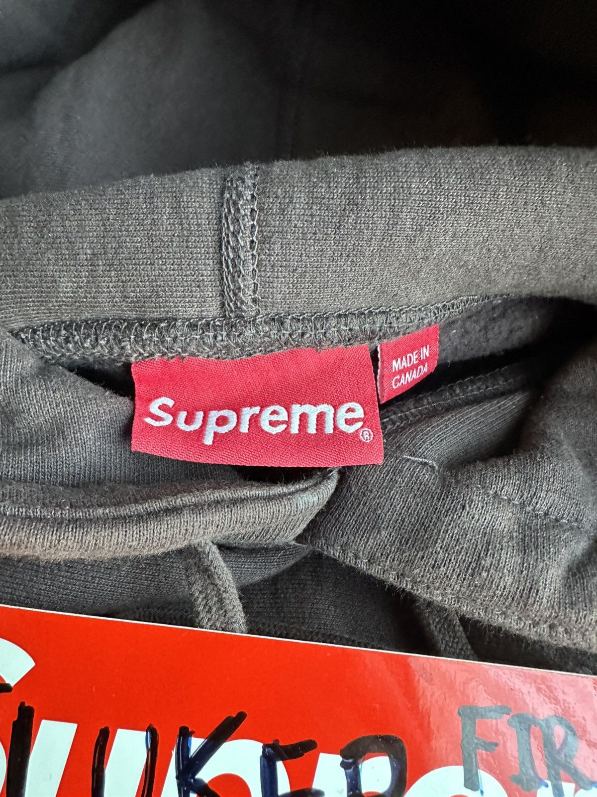 Supreme Supreme Brown Bogo 2021 Hoodie used 9/10 XL Size US XL / EU 56 / 4 - 6 Thumbnail