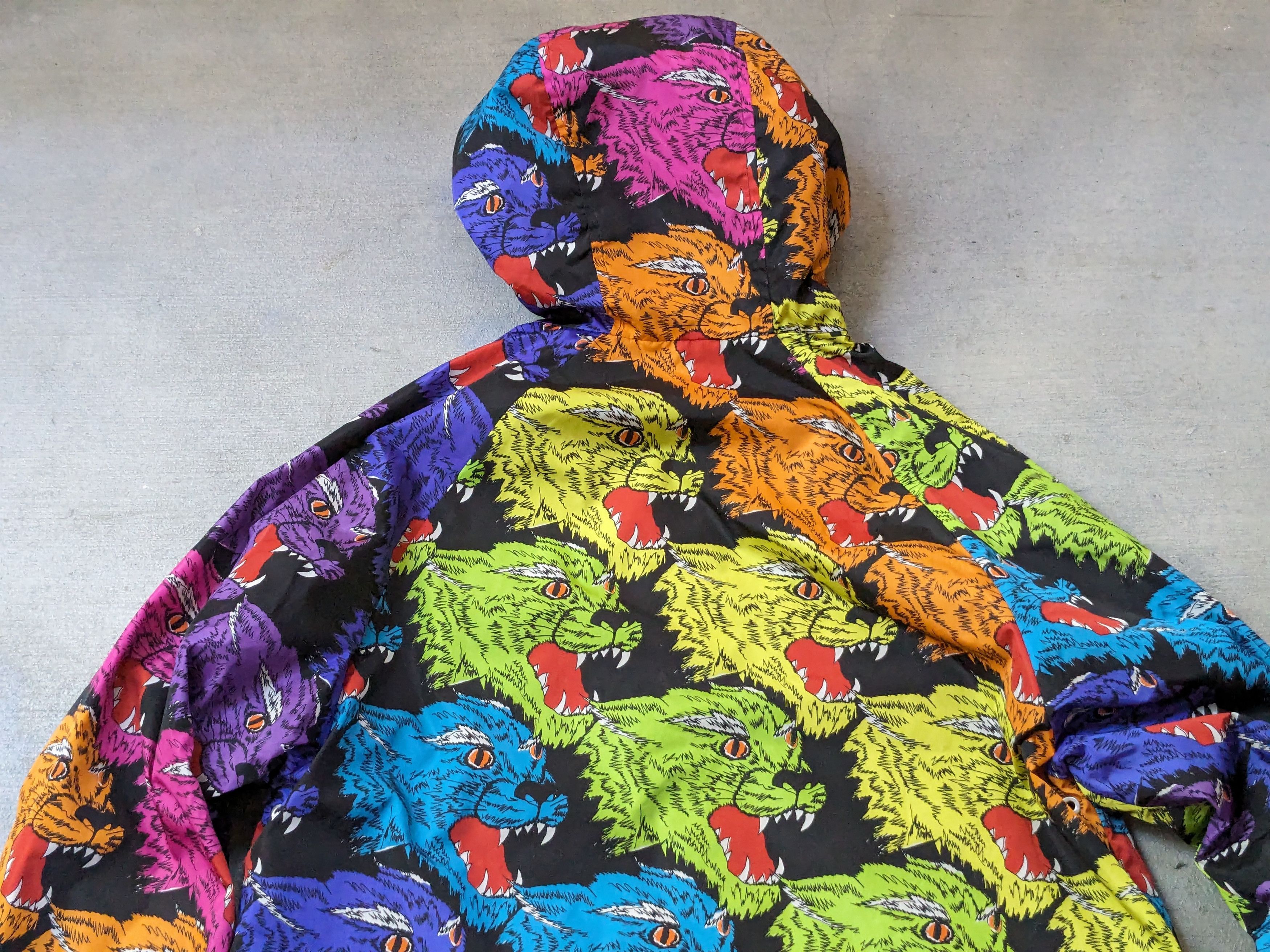 Gucci Gucci Rainbow Panther Face Jacket 36 Zip Up Windbreaker Size US S / EU 44-46 / 1 - 15 Thumbnail