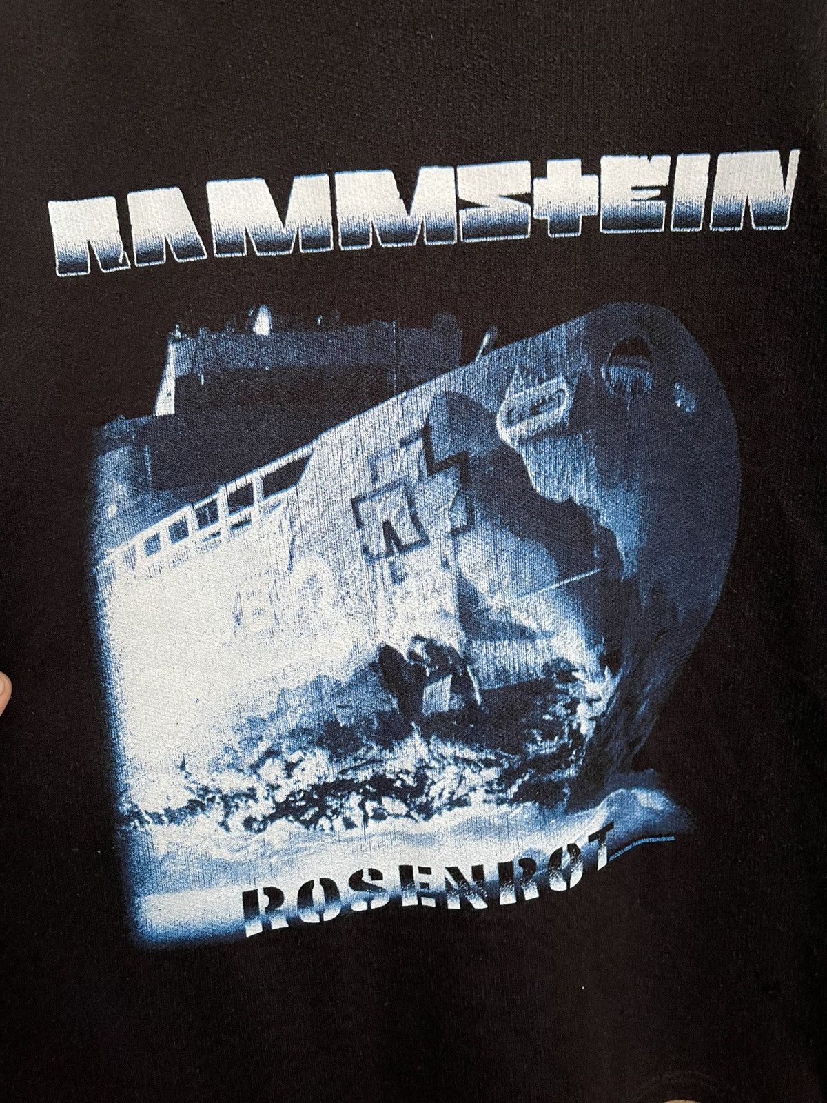 Band Tees 2005 Rammstein Rosenrot Vintage Hoodie Pullover Rock Band Size US M / EU 48-50 / 2 - 5 Thumbnail