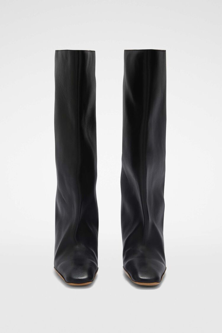 Jil Sander o1w1db10825 Knee Boots in Black Size US 11 / IT 41 - 2 Thumbnail