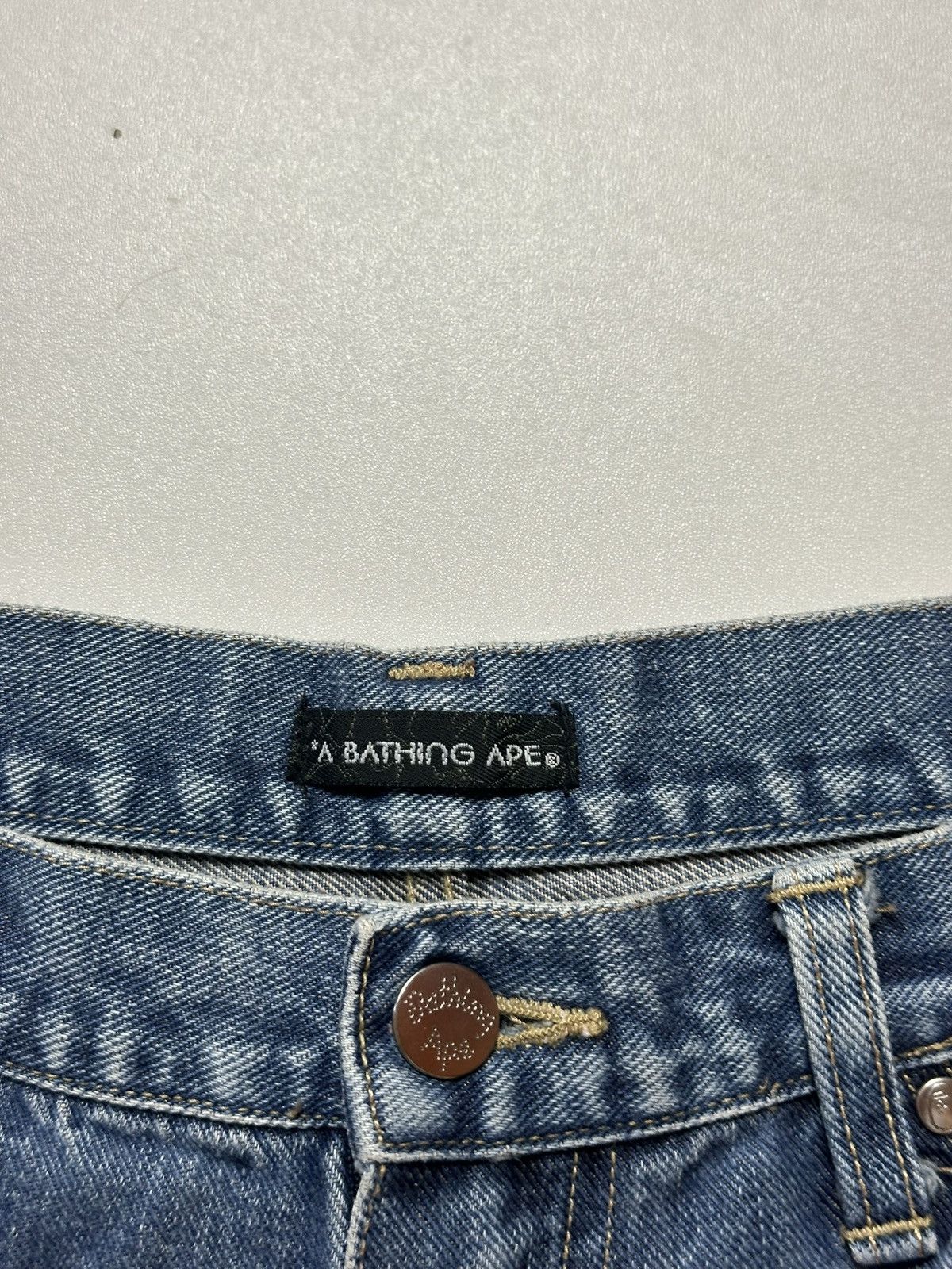 Bape Vintage Bape Head Selvedge Jorts Size US 36 / EU 52 - 6 Thumbnail