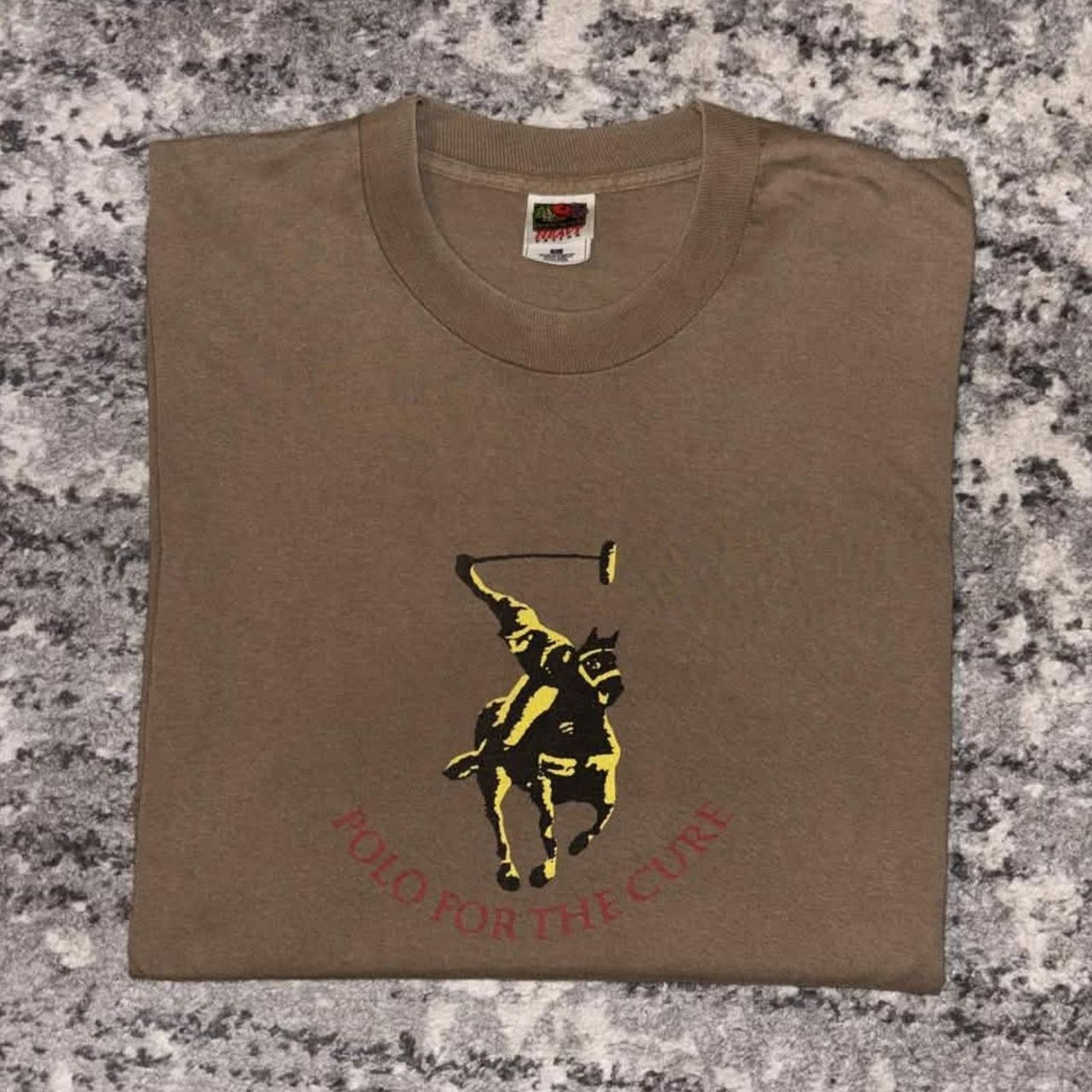 Vintage 90s Polo For The Cure Leukemia Shirt Size US XL / EU 56 / 4 - 1 Thumbnail