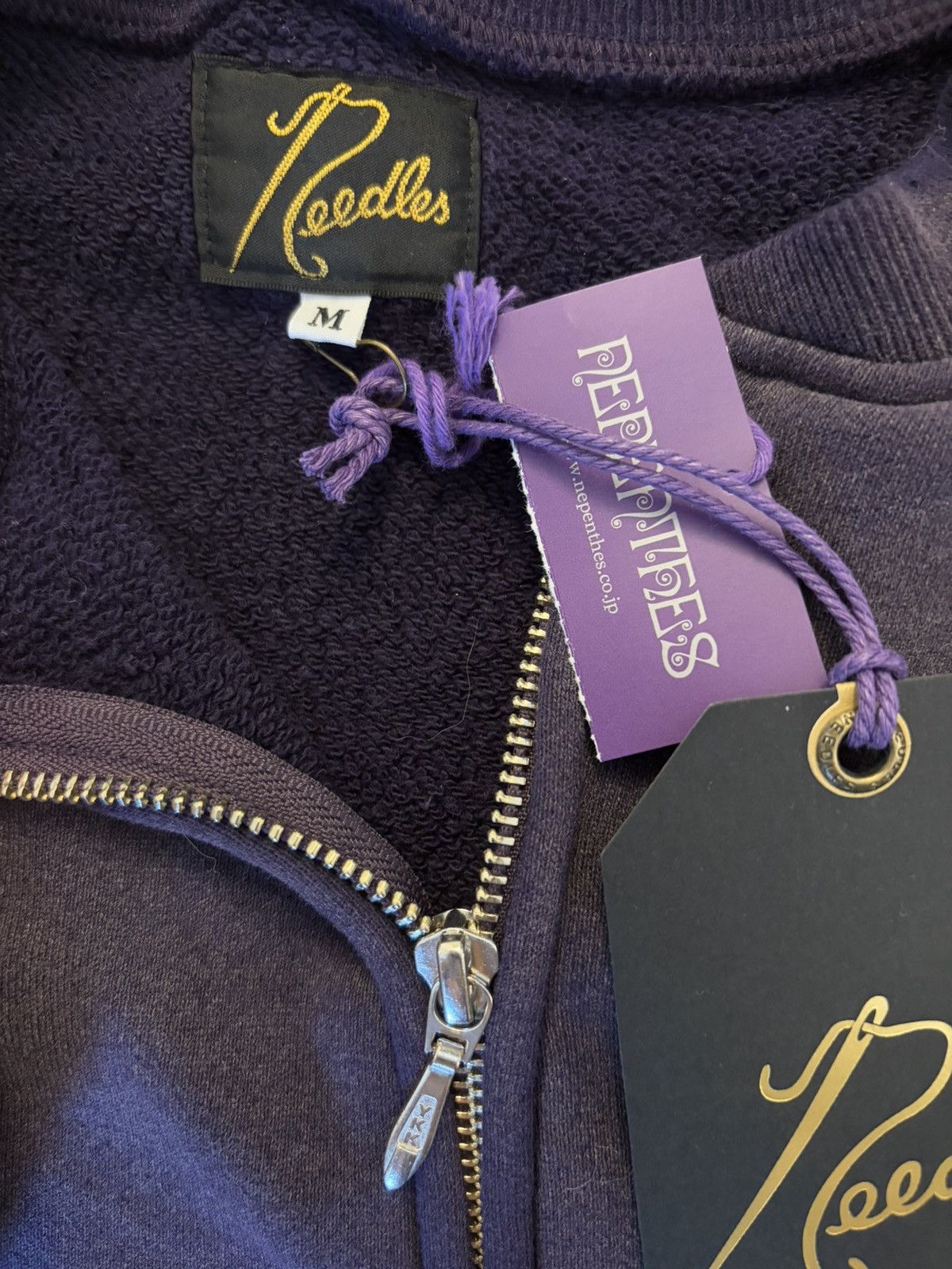 Needles New Needles Nepenthes Purple Deconstructed Zipped Sweat zip Size US M / EU 48-50 / 2 - 3 Thumbnail