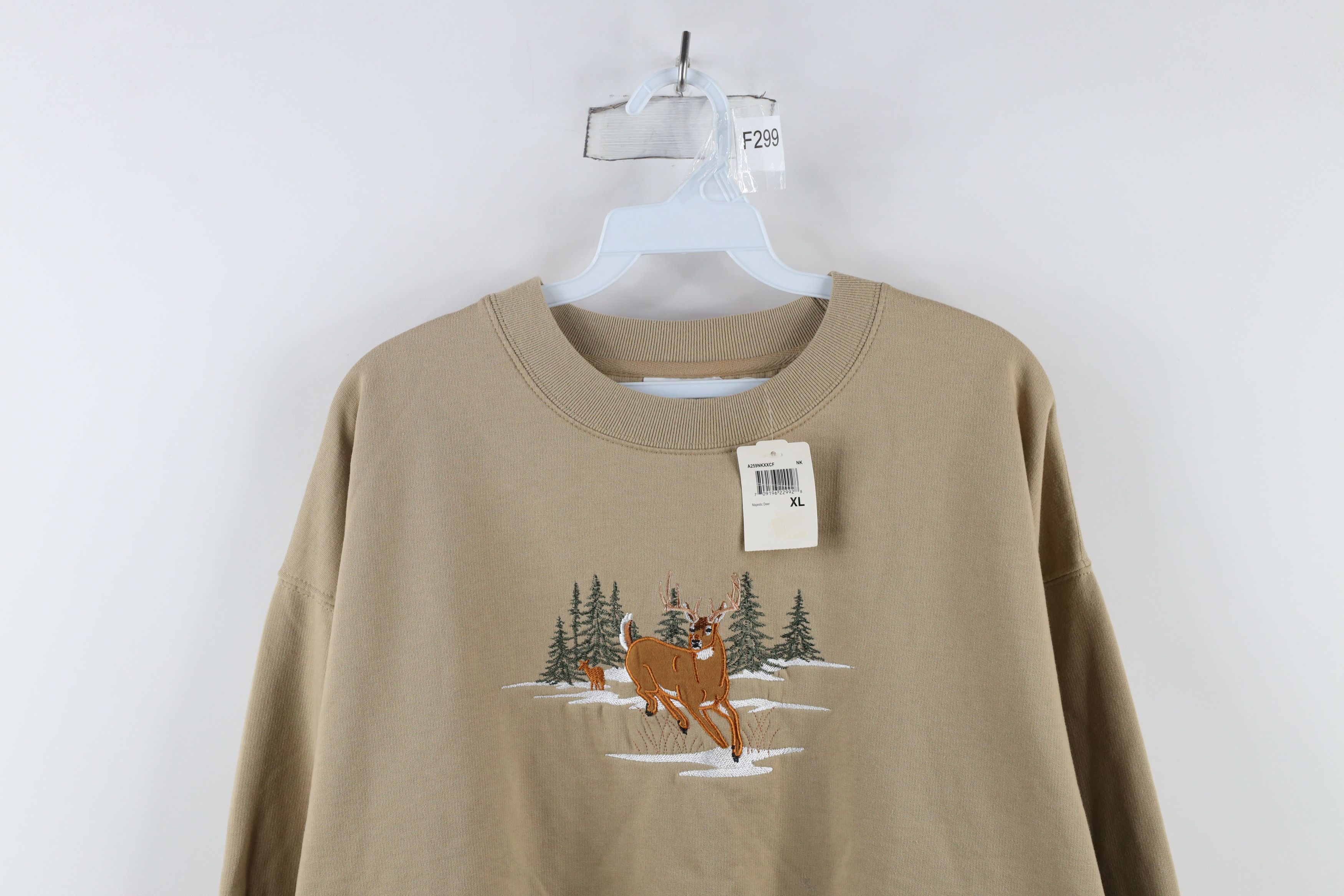 Vintage Deadstock Vintage 90s Streetwear Buck Crewneck Sweatshirt Size US XL / EU 56 / 4 - 2 Thumbnail