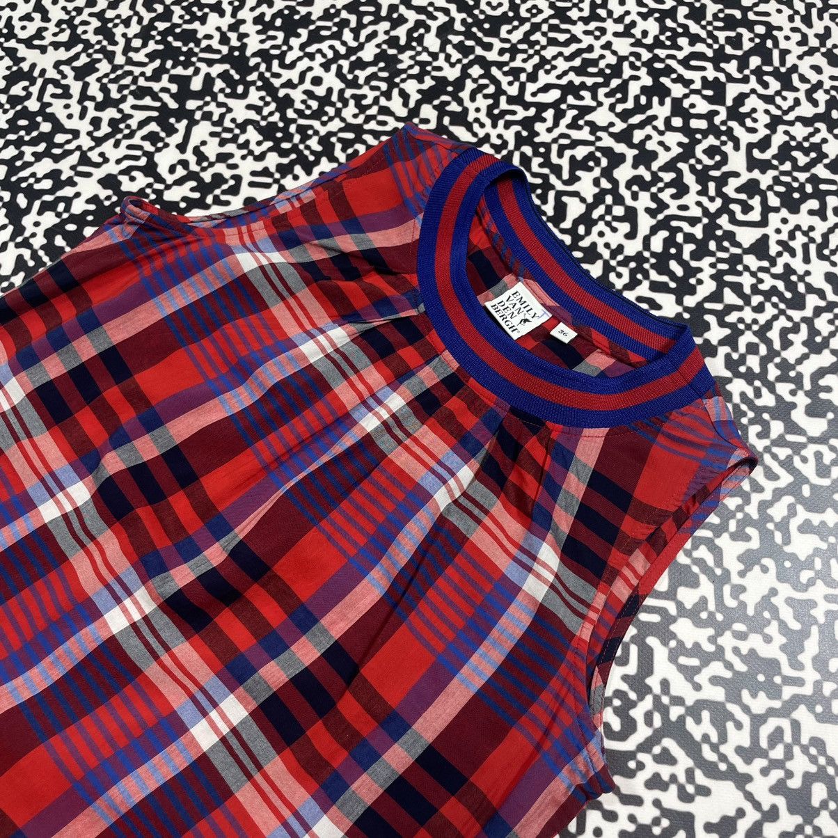 Vintage Vintage Y2K Emily Van Den Bergh Checked Luxury Shirt Size S / US 4 / IT 40 - 5 Thumbnail