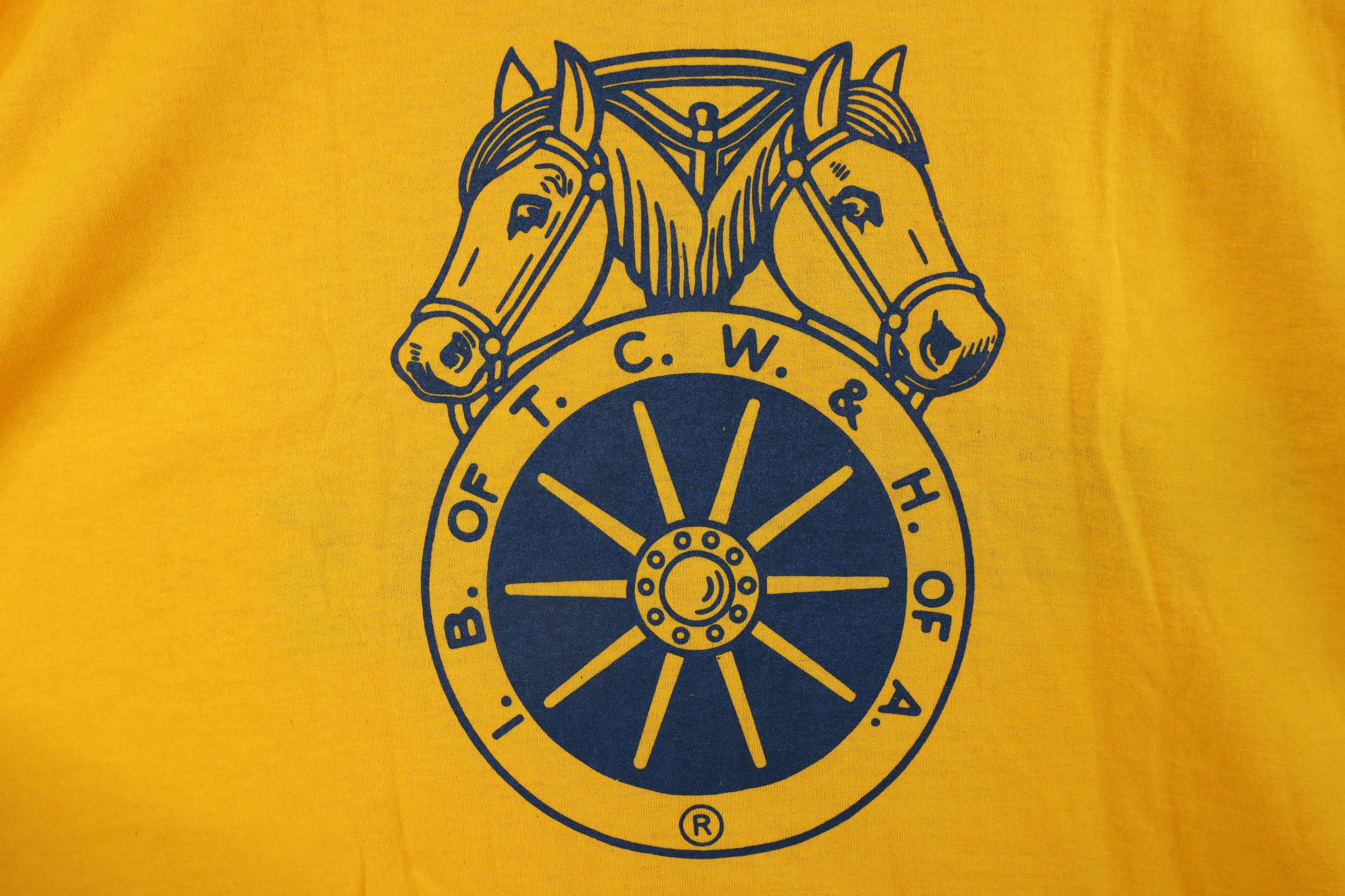Vintage Vintage 70s Teamsters Union T. C. W. & H. Of A. T-Shirt USA Size US XL / EU 56 / 4 - 6 Thumbnail