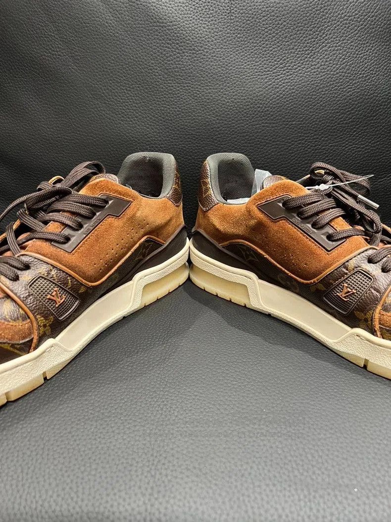 Louis Vuitton Louis Vuitton Monogram Full Print Trainer Sneakers. Size US 7.5 / EU 40-41 - 5 Thumbnail