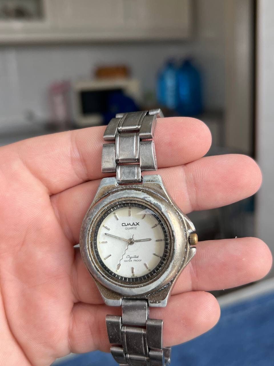 Japanese Brand × Vintage Vintage Japanese style 90s Omax Japan Watch Futuristic Steel Size ONE SIZE - 4 Thumbnail