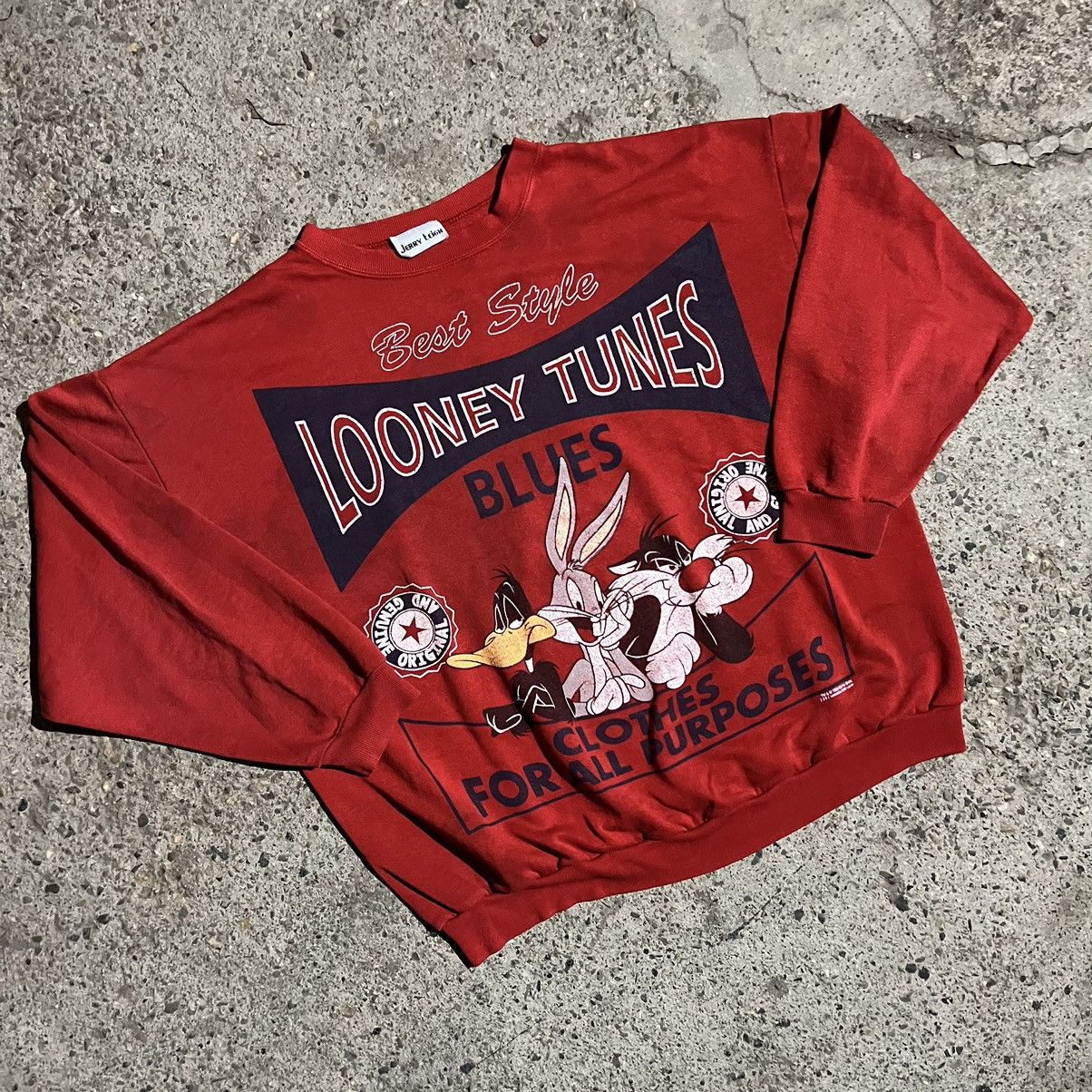 Vintage × Warner Bros Vintage Warner Bros Looney tunes boxy sweatshirt Size US XL / EU 56 / 4 - 2 Thumbnail