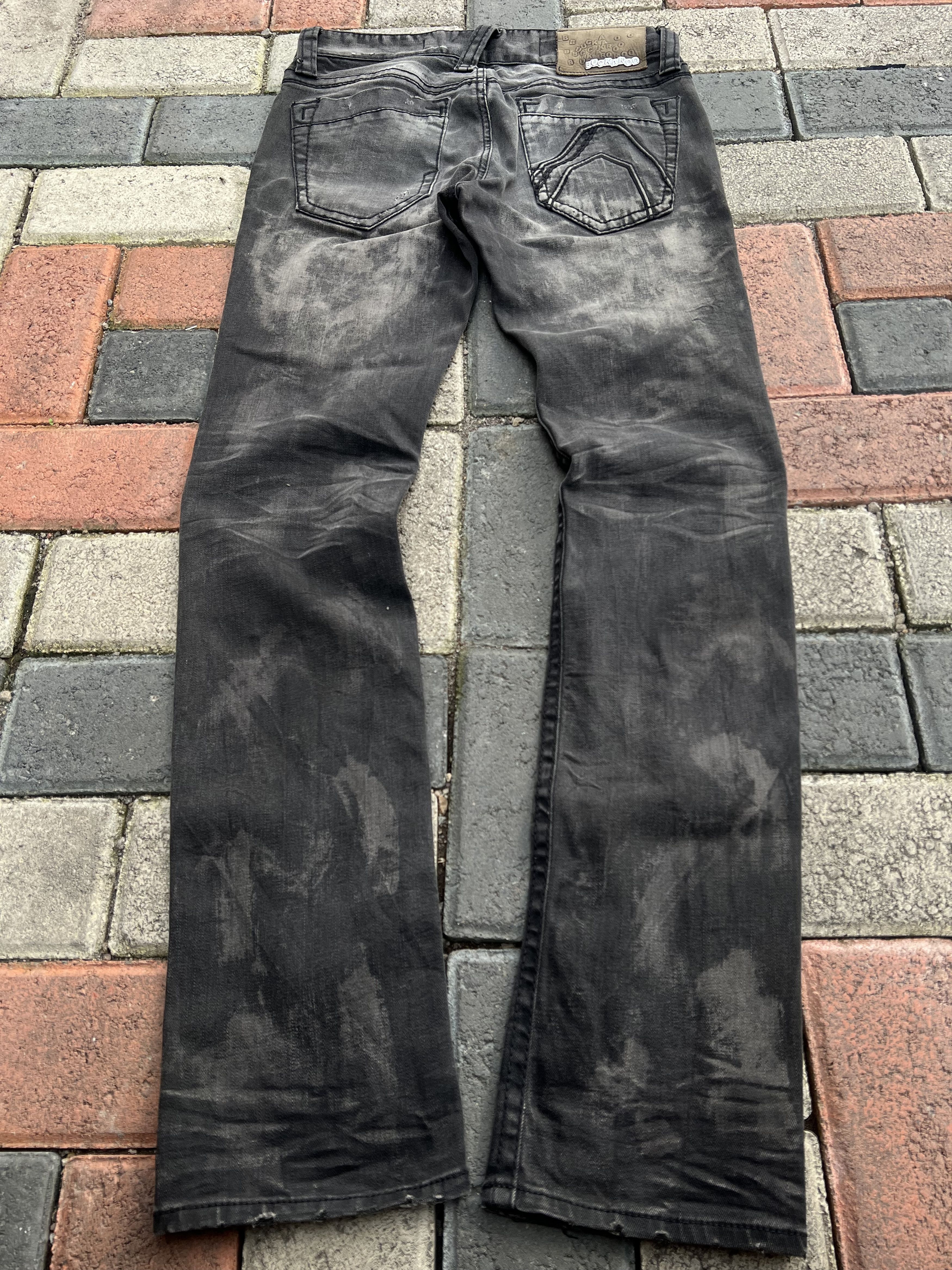 BUCKAROO 2000s Buckarok Japan Ripped Distressed Jeans y2k Lgb Ifsix Size US 29 - 2 Thumbnail