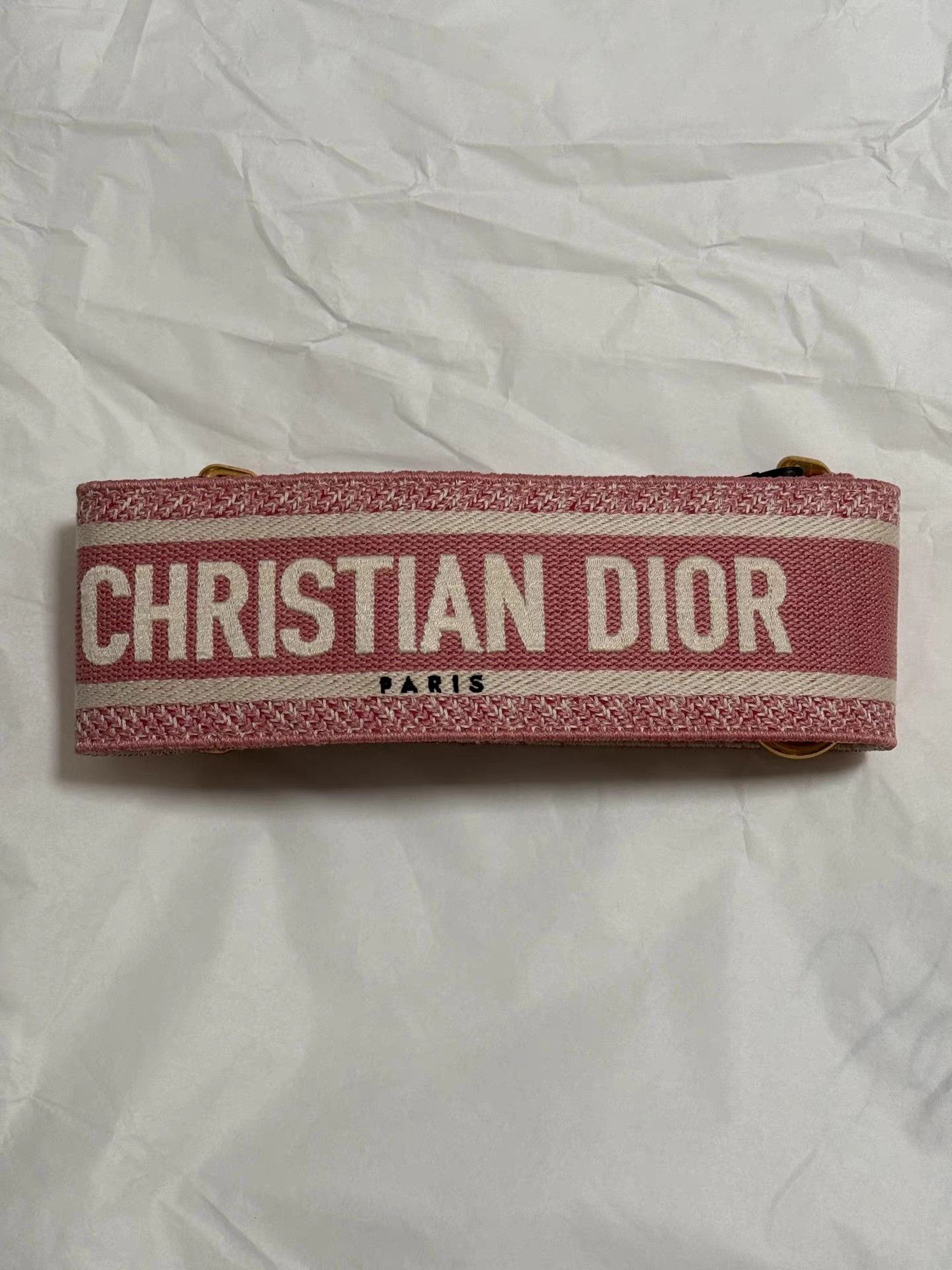 Dior Dior Pink Canvas Shoulder Strap K6 Size ONE SIZE - 7 Thumbnail