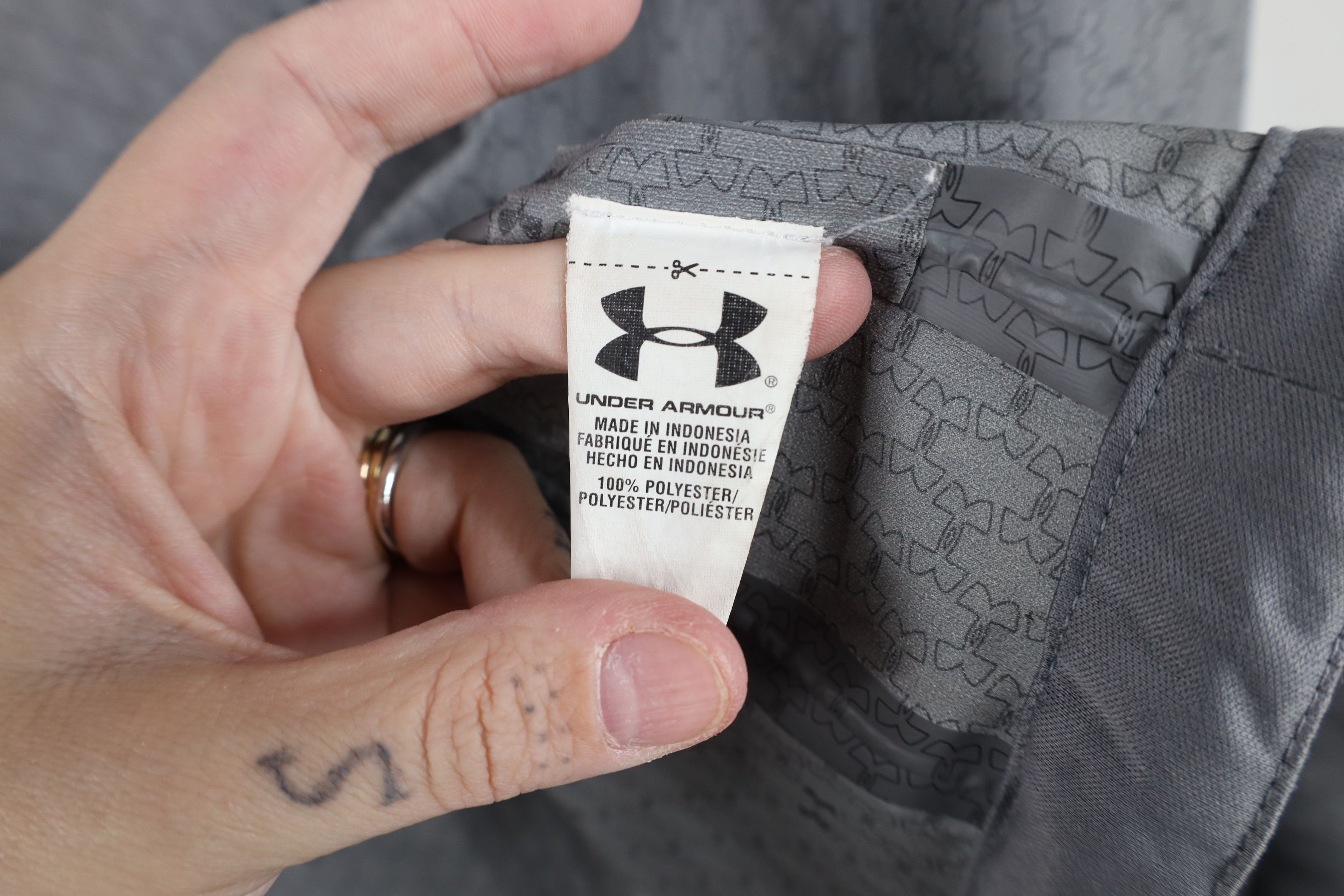 Under Armour Under Armour Storm Distressed Full Zip Rain Jacket Coat Gray Size US M / EU 48-50 / 2 - 11 Thumbnail