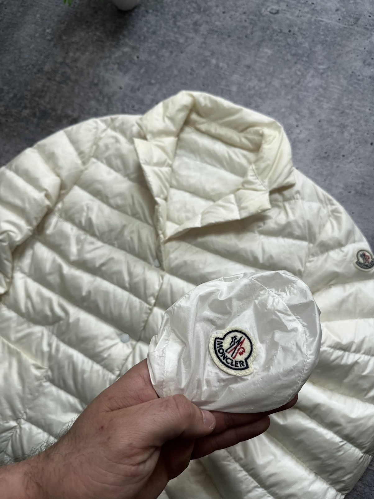 Moncler Vintage Moncler Lisette Giubbotto Down Puffer Winter Jacket Size S / US 4 / IT 40 - 5 Thumbnail