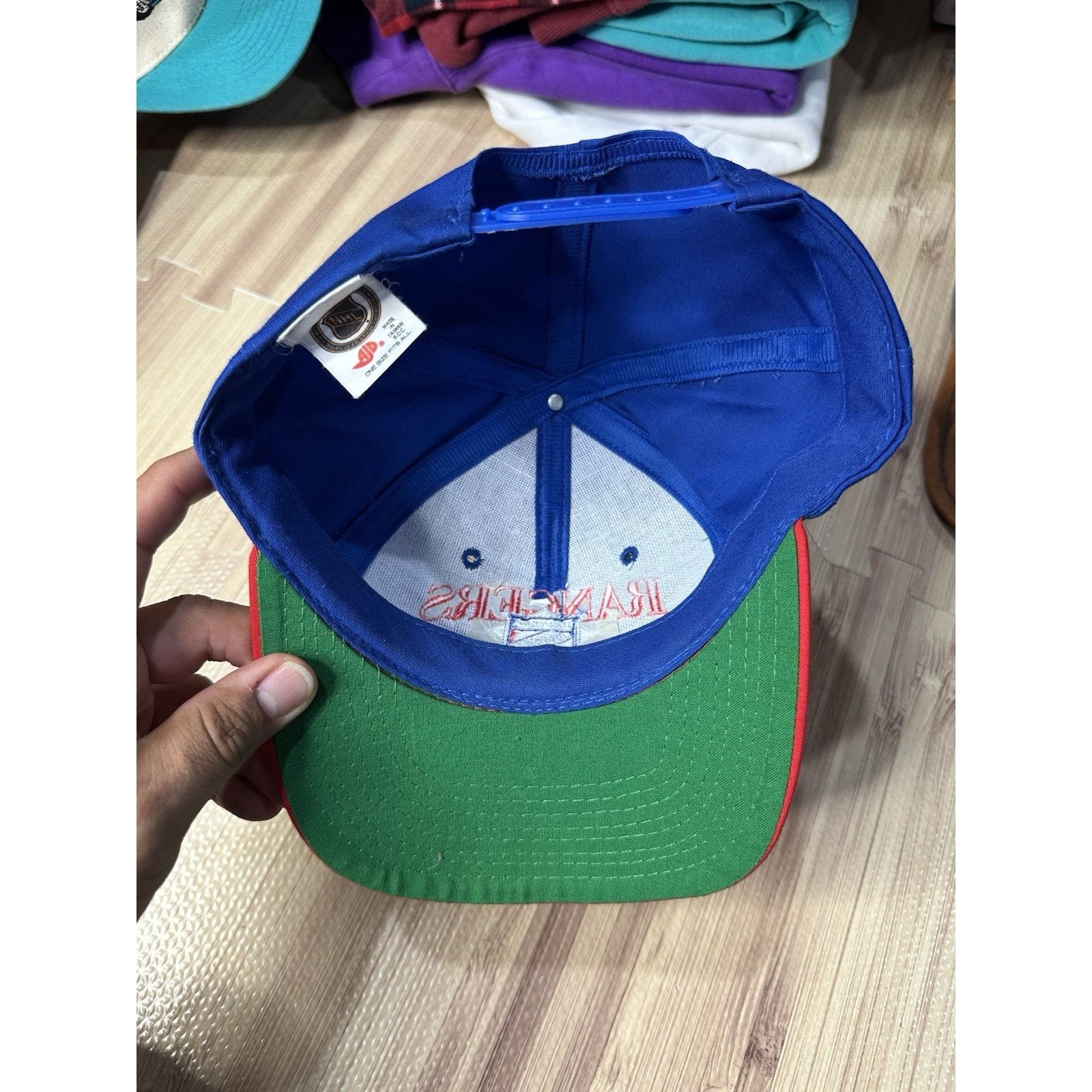 Signatures Vintage 90s New York Rangers Hat Signature NHL Snapback Size ONE SIZE - 5 Thumbnail
