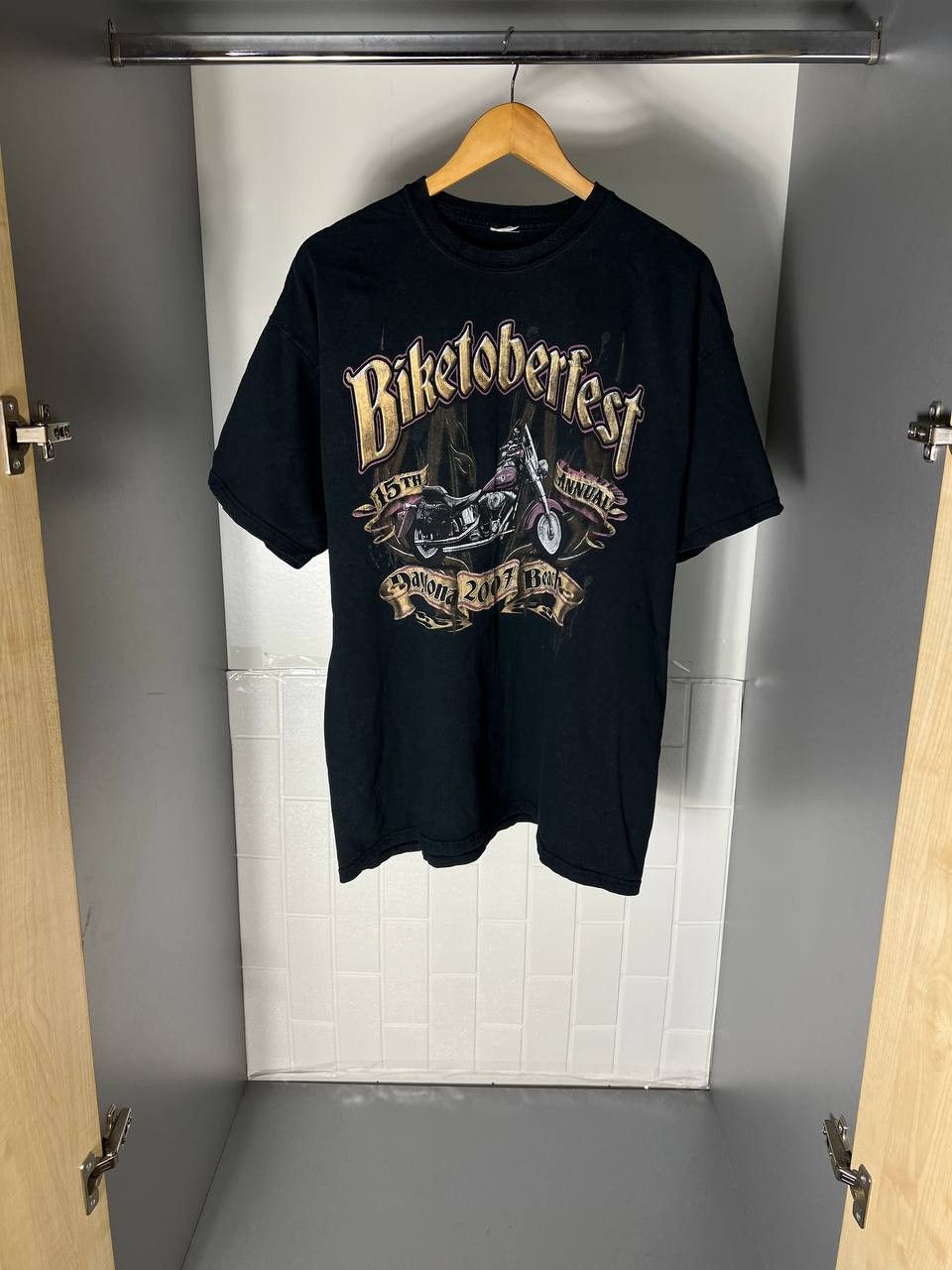 Harley Davidson VINTAGE HARLEY DAVIDSON MOTORCYCLE RETRO T-SHIRT Y2K 90s USA Size US L / EU 52-54 / 3 - 3 Thumbnail