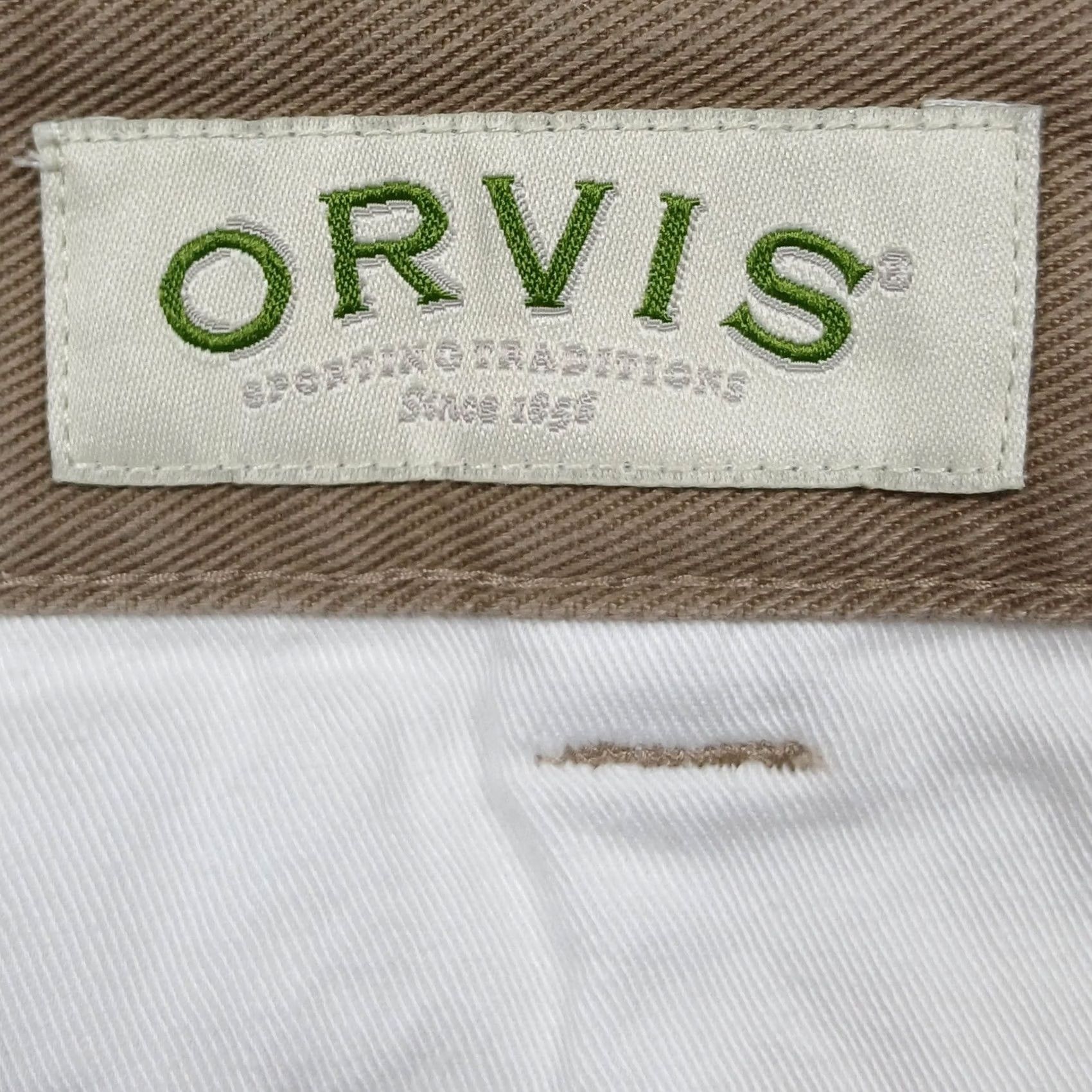 Orvis Orvis Khaki Field Pants Mens Size 34 Chino Twill Button Zip Pockets Classic Fit Casual Workwear Outdoors EUC Size US 34 / EU 50 - 4 Thumbnail