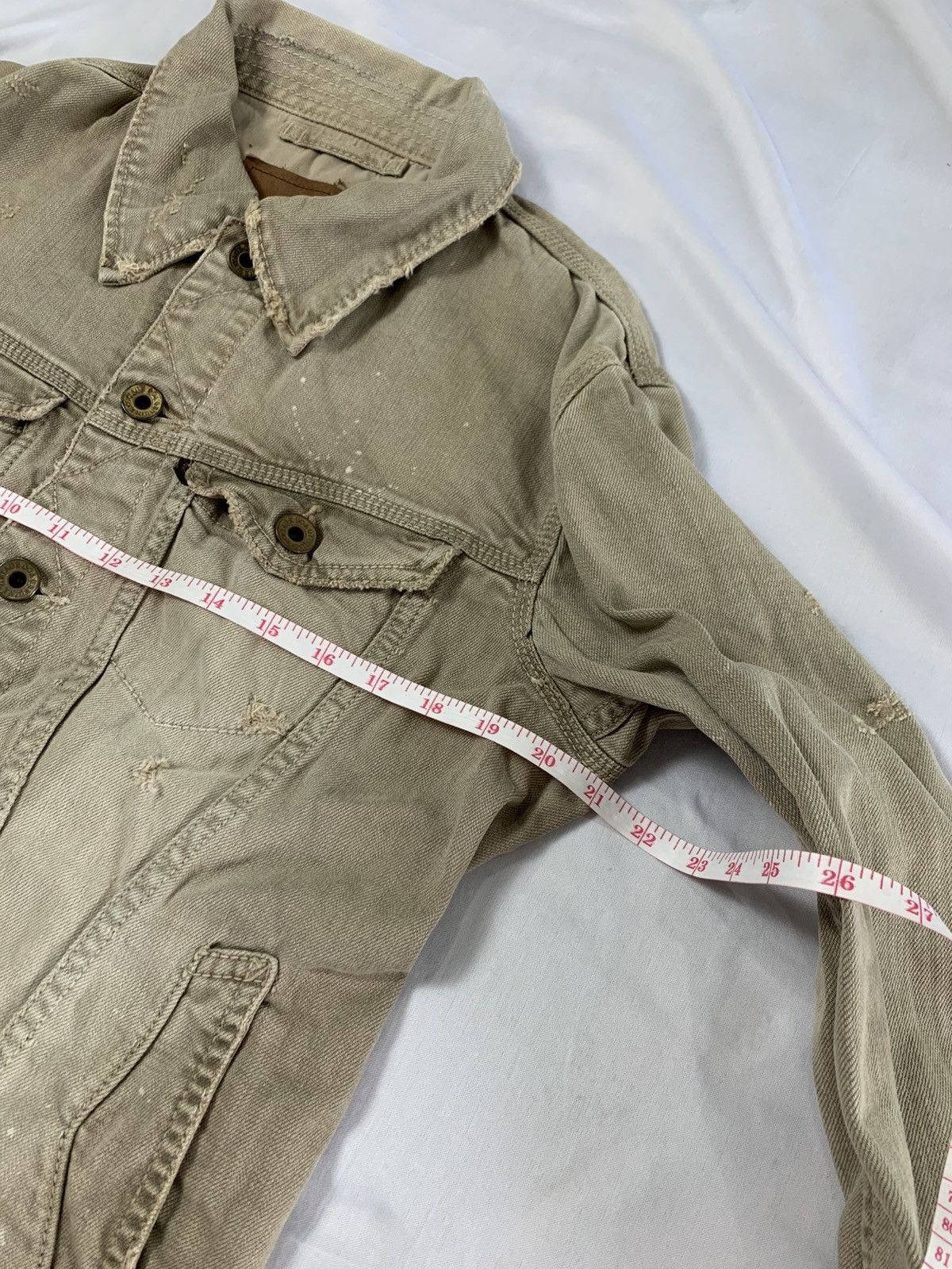 GOA Vintage goa japan trucker jeans distressed Size US M / EU 48-50 / 2 - 13 Thumbnail