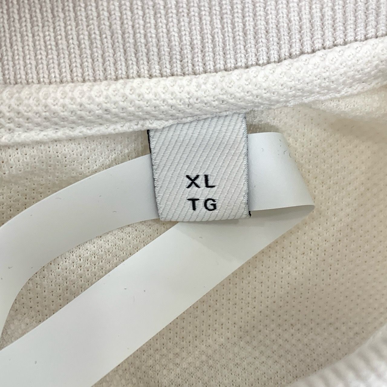 Burberry Burberry White Polo Shirt With Embroidered Coordinates Desig Size US XL / EU 56 / 4 - 7 Thumbnail