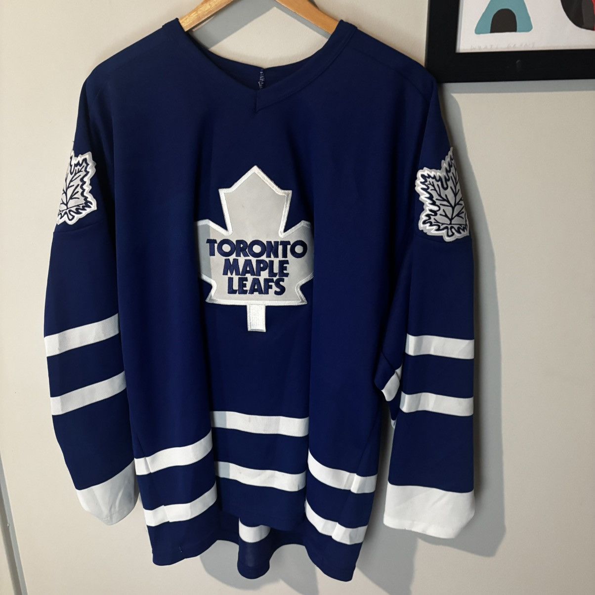 Ccm Vintage 1980s CCM Toronto Maple Leafs Hockey Jersey Size US XXL / EU 58 / 5 - 1 Thumbnail