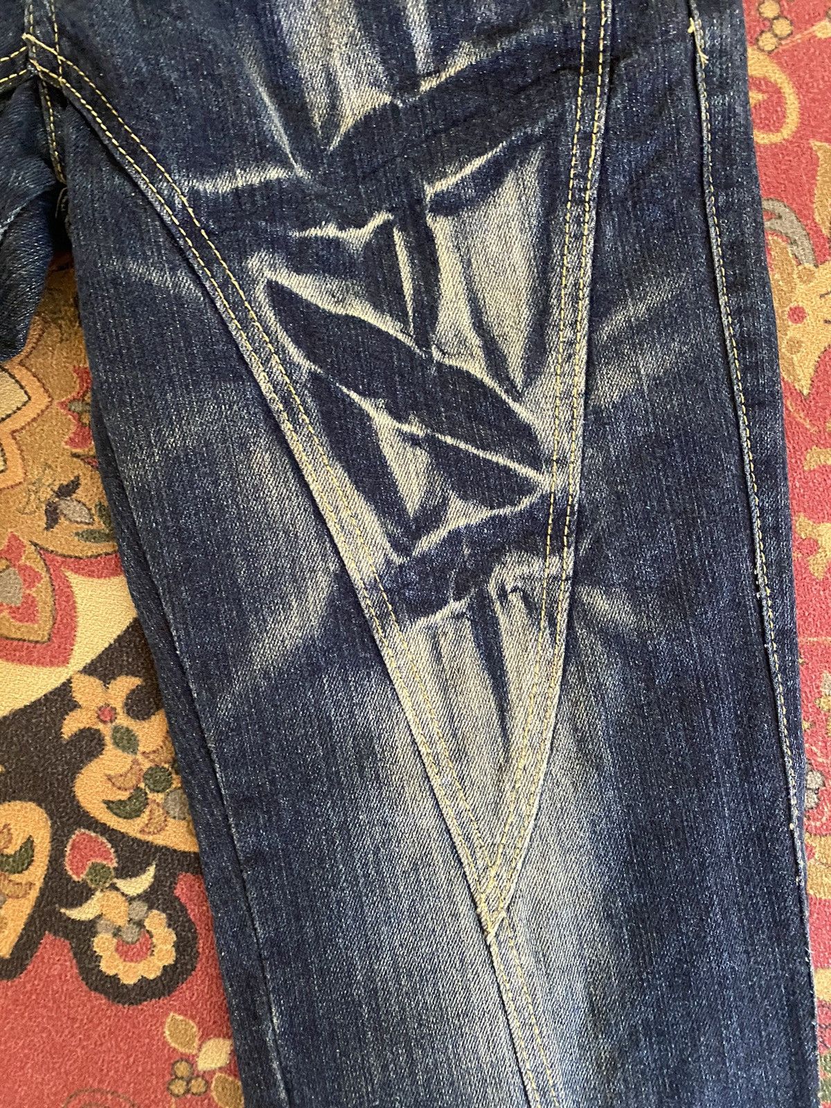 Japanese Brand Vintage Japanese Brand Double Waist Punk Design Style Size US 30 / EU 46 - 3 Thumbnail